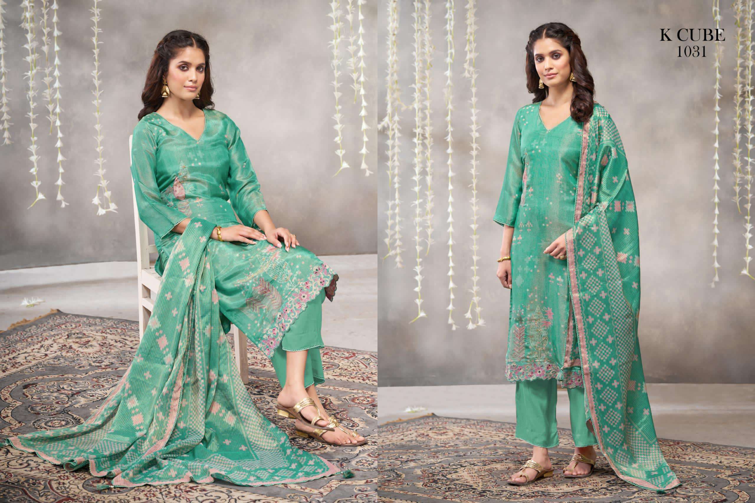 falak by k cube colors exclusive designer casual wear salwar suit wholoesaler 