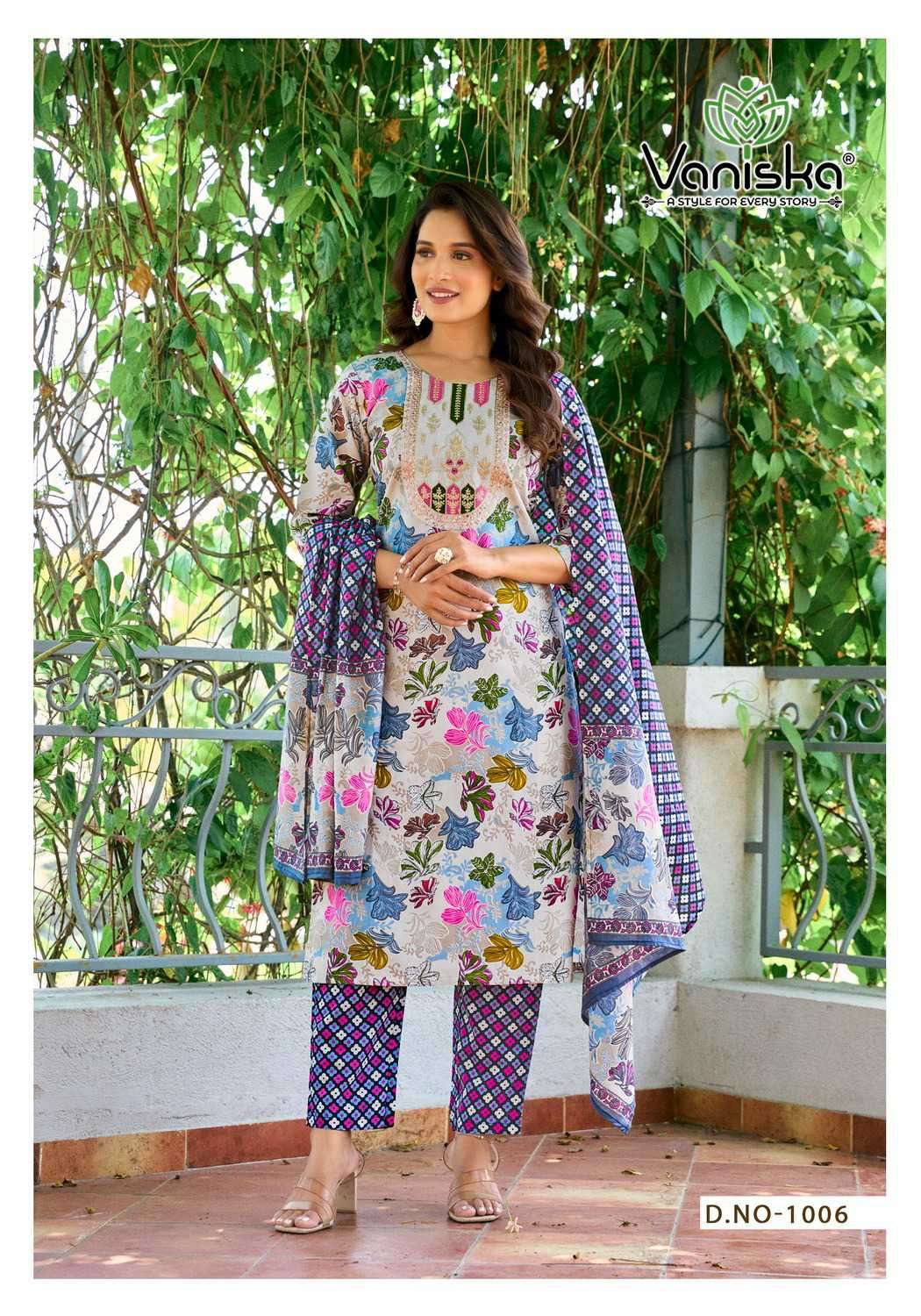 fashion story vol-1 by vaniska colors exclusive designer casual wear readymade kurti supplier 