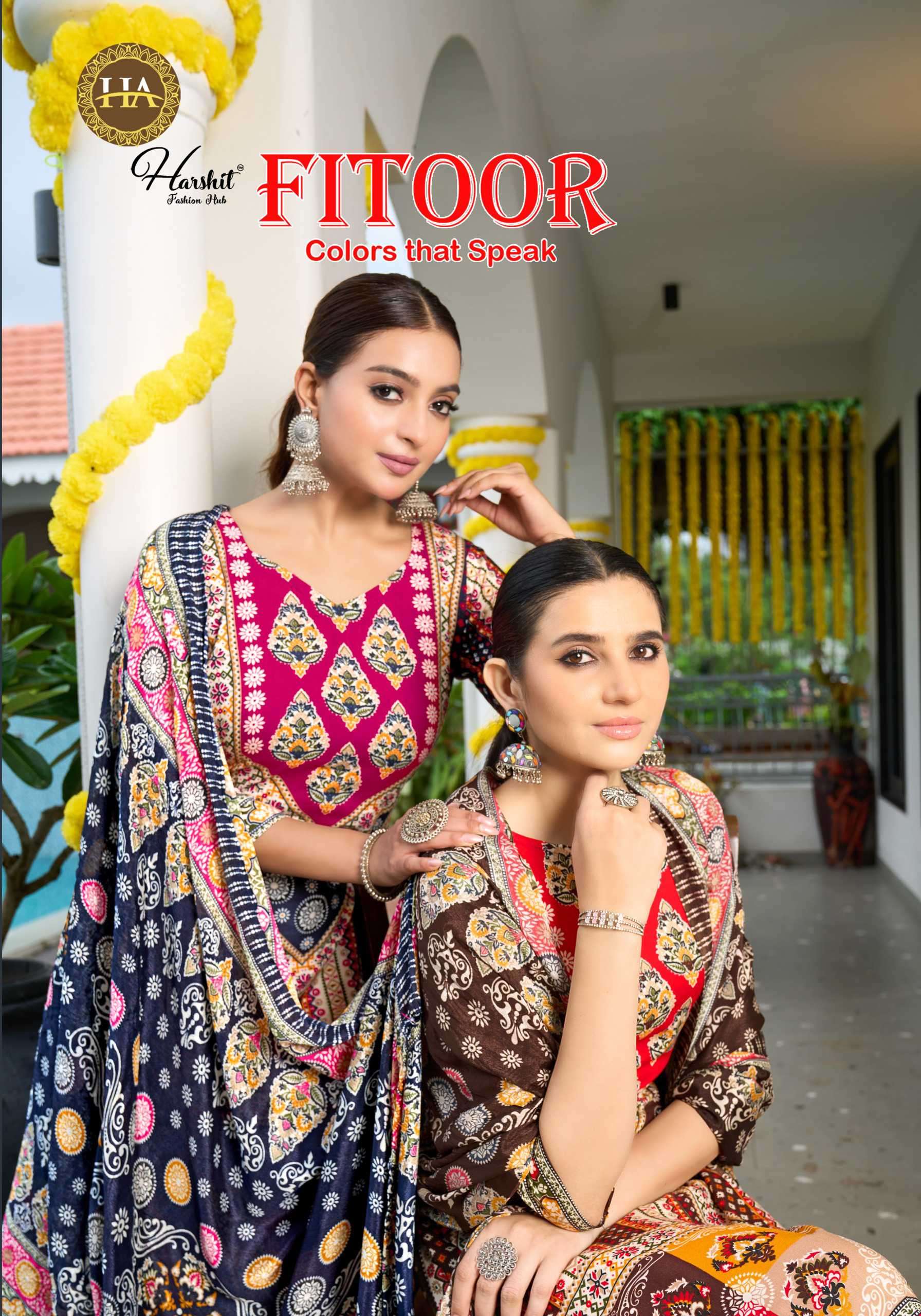 fitoor by harshit fashion colors latest designer party wear salwar kameez supplier 