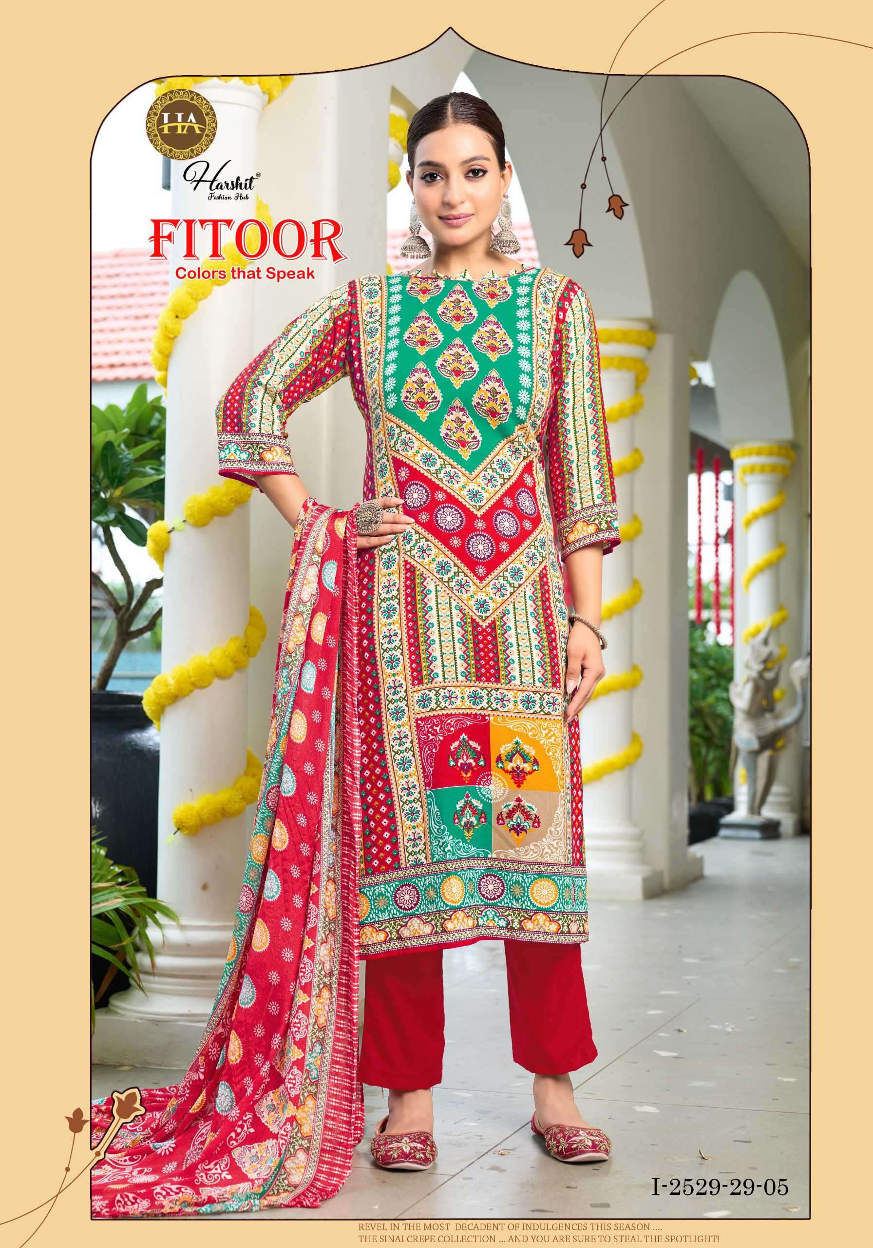 fitoor by harshit fashion colors latest designer party wear salwar kameez supplier 