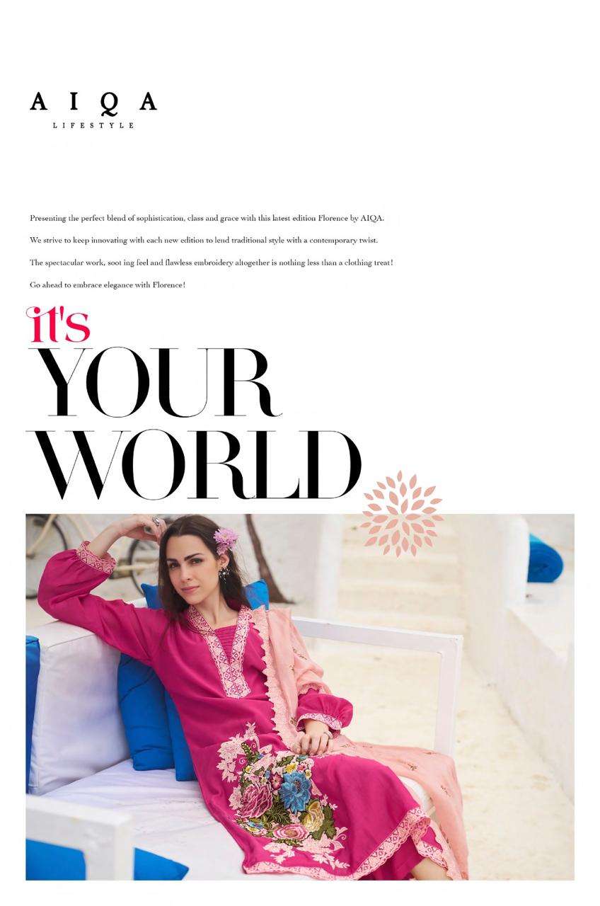 florence by aiqa colors party wear designer party wear salwar kameez supplier 