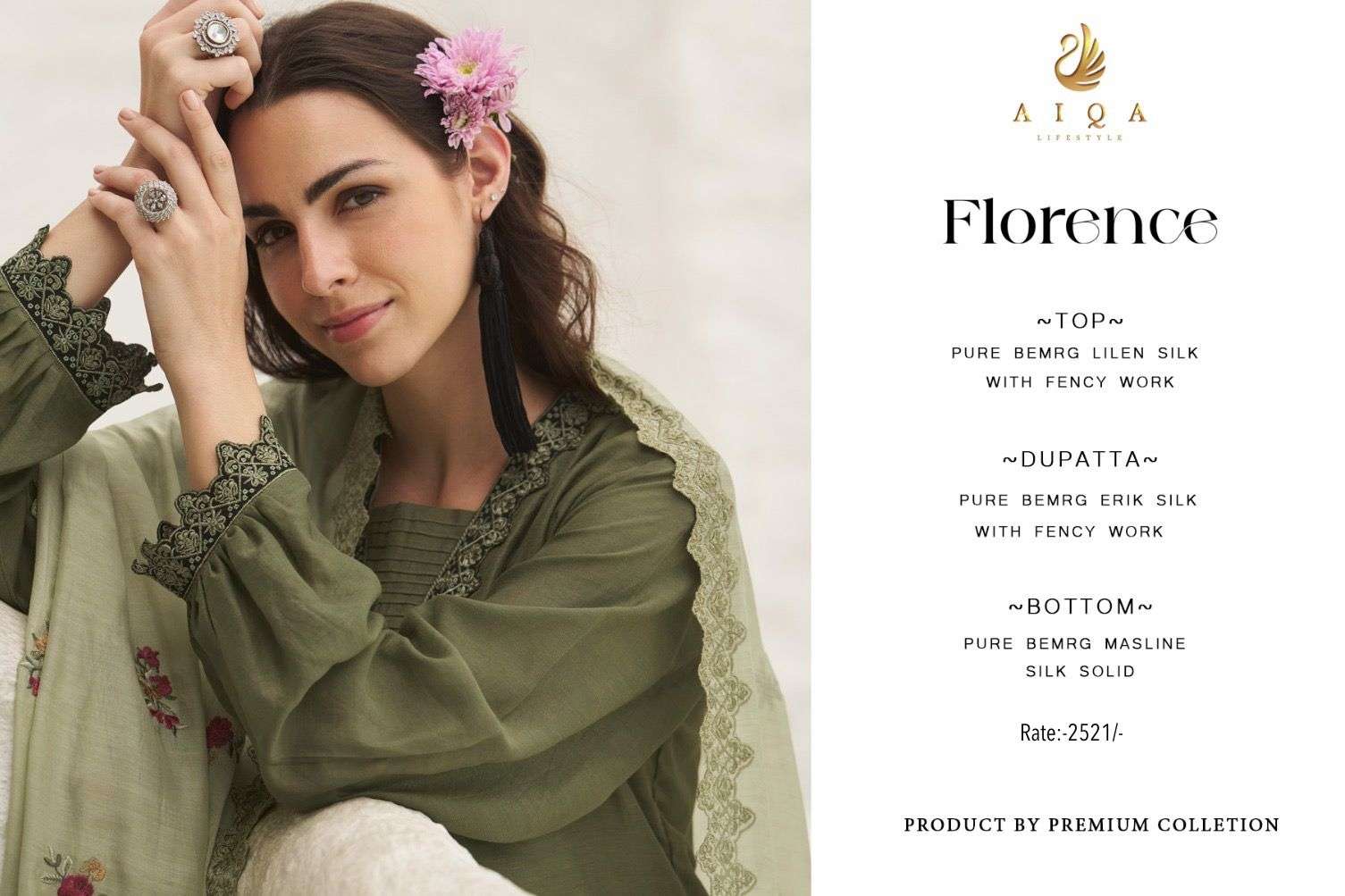 florence by aiqa colors party wear designer party wear salwar kameez supplier 