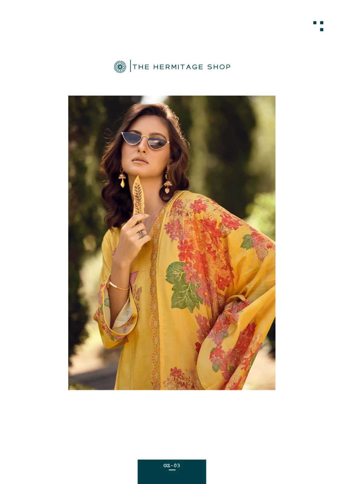 gazab by hermitage latest designer digital print with handwork salwar suit wholesaler 