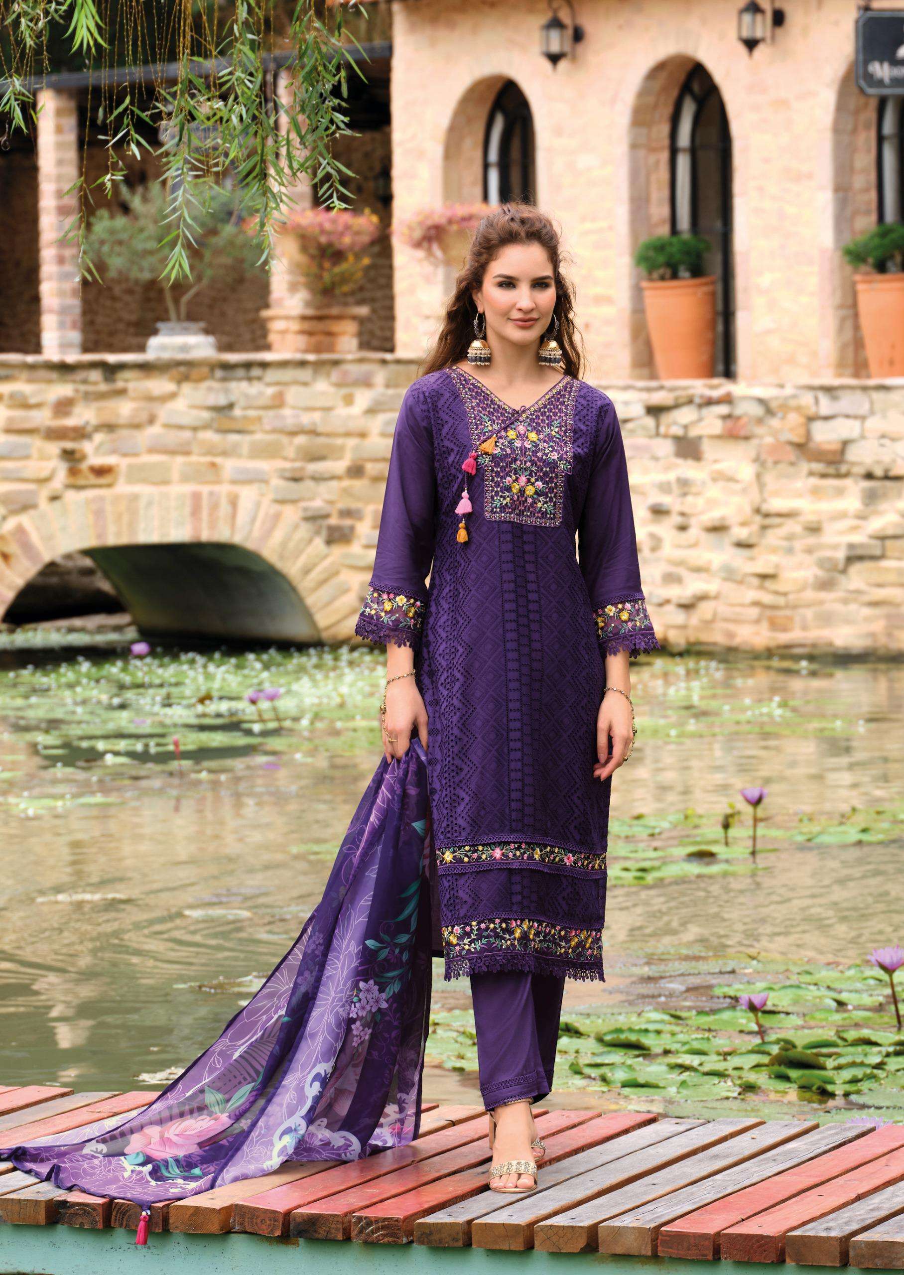 izhaar by lady leela colors heavy embroidered party wear readymade collection buy wholesale dealer surat