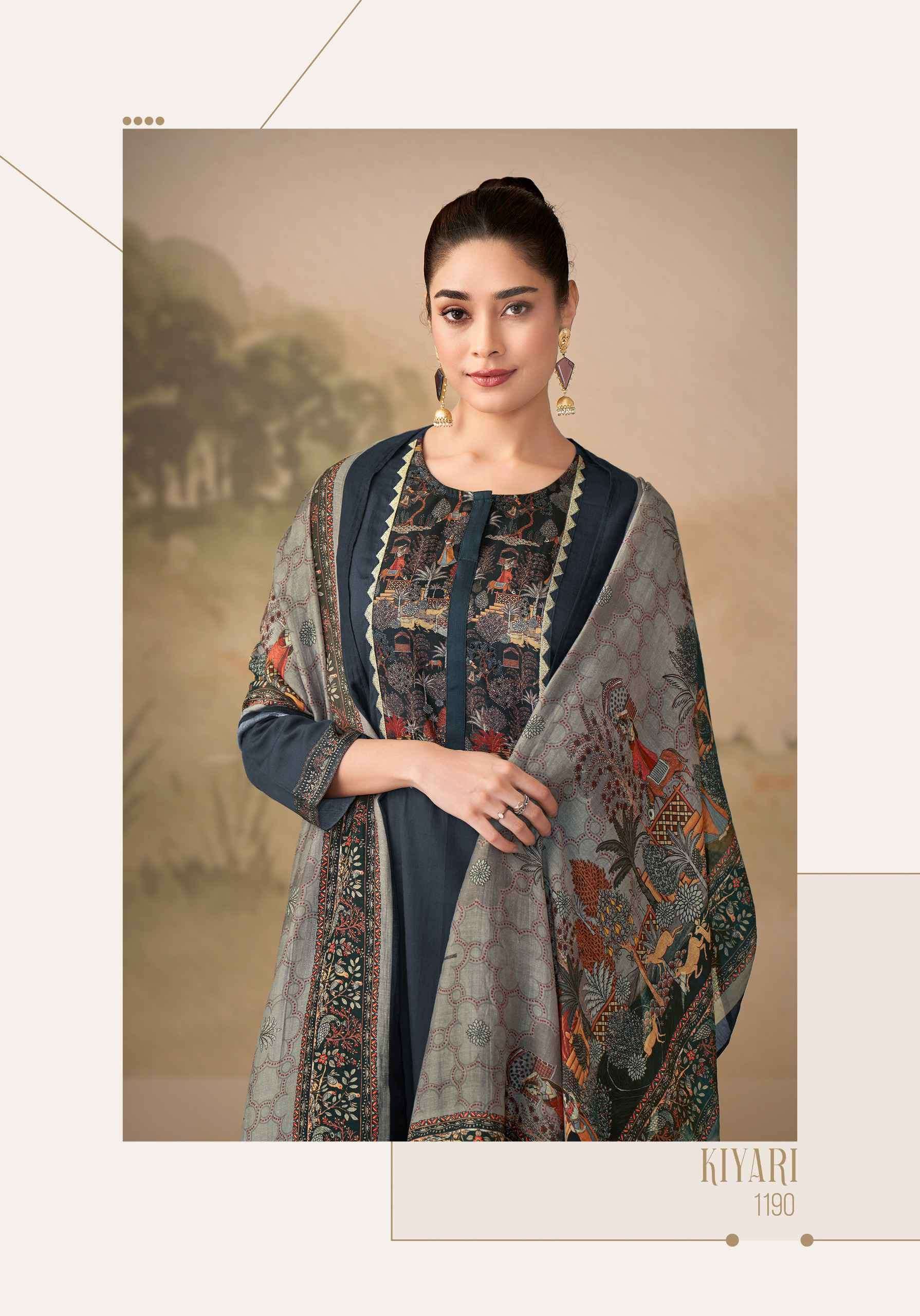 kiyari by sudriti colors digital printed designer salwar kameez wholesaler surat