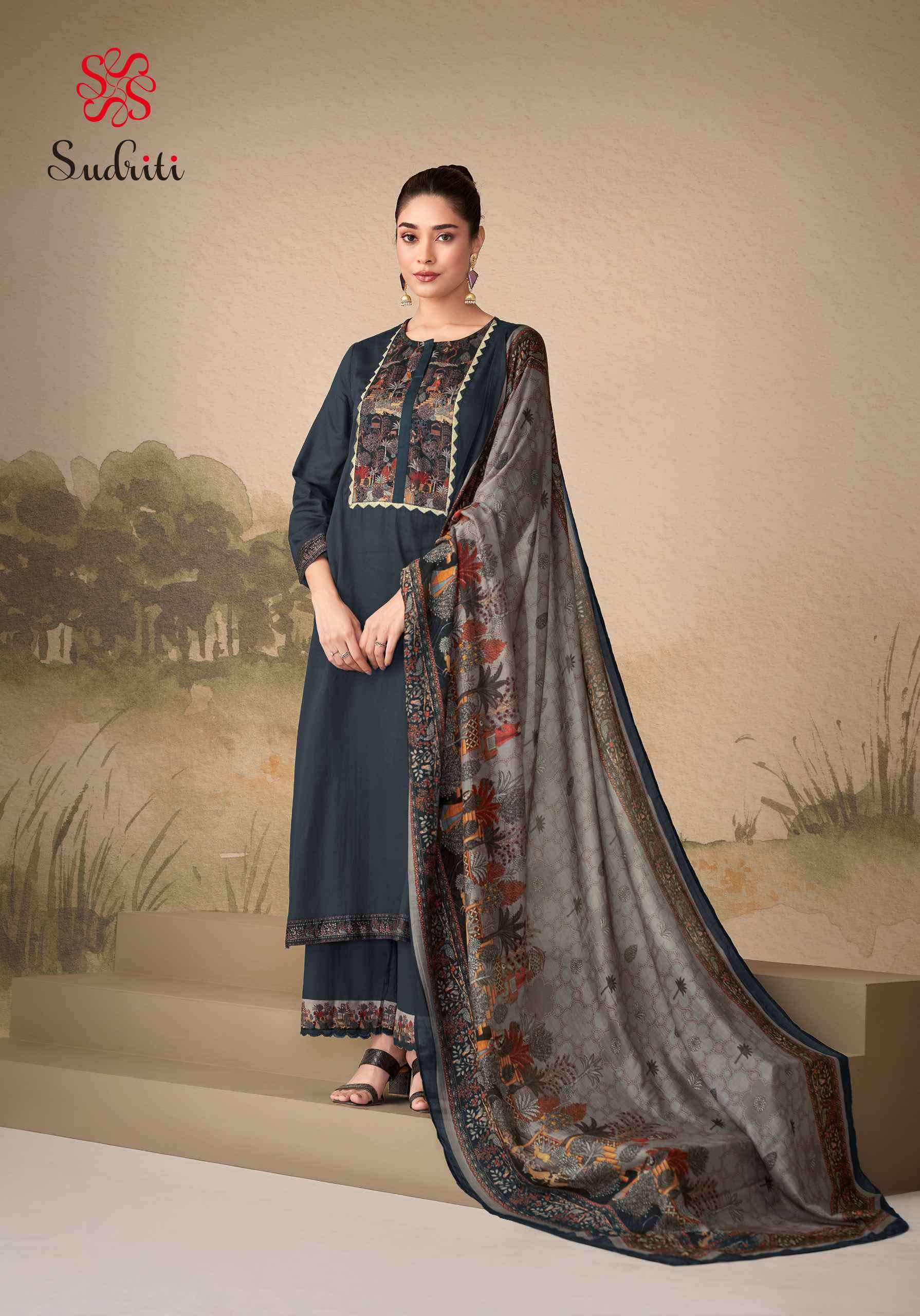 kiyari by sudriti colors digital printed designer salwar kameez wholesaler surat