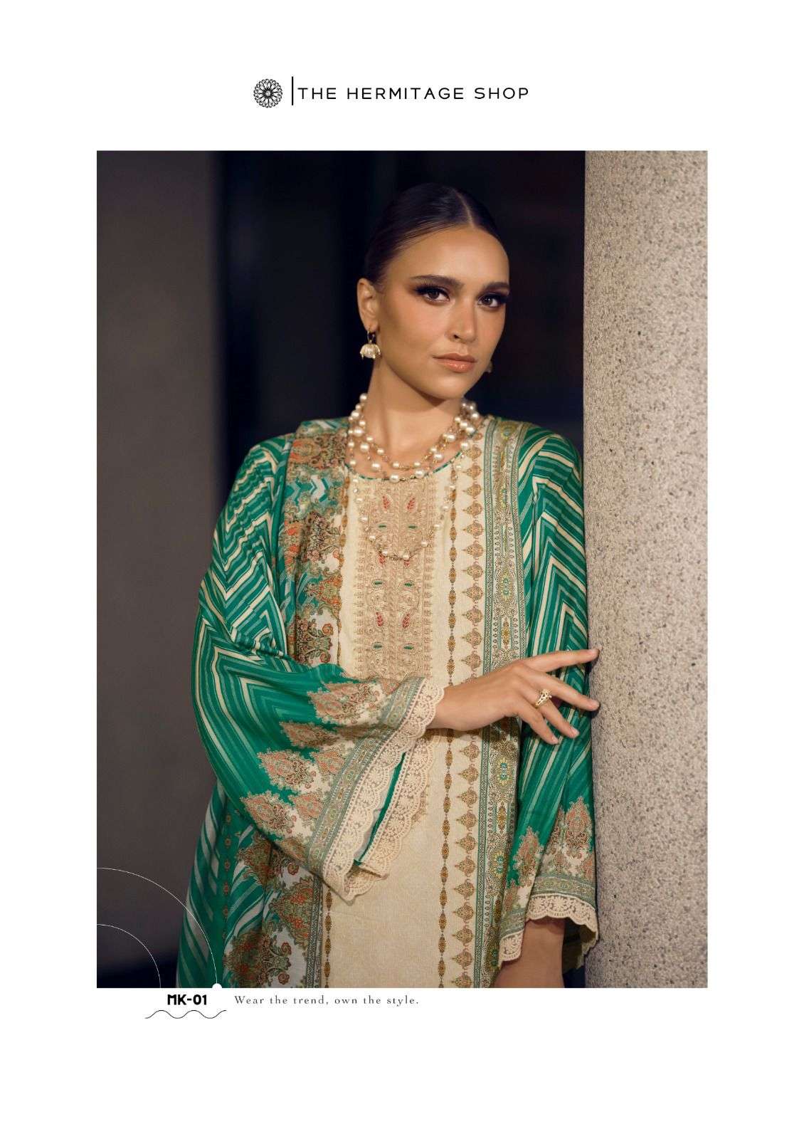 marrakesh by hermitage latest designer jam satin embroidered suit wholesaler surat