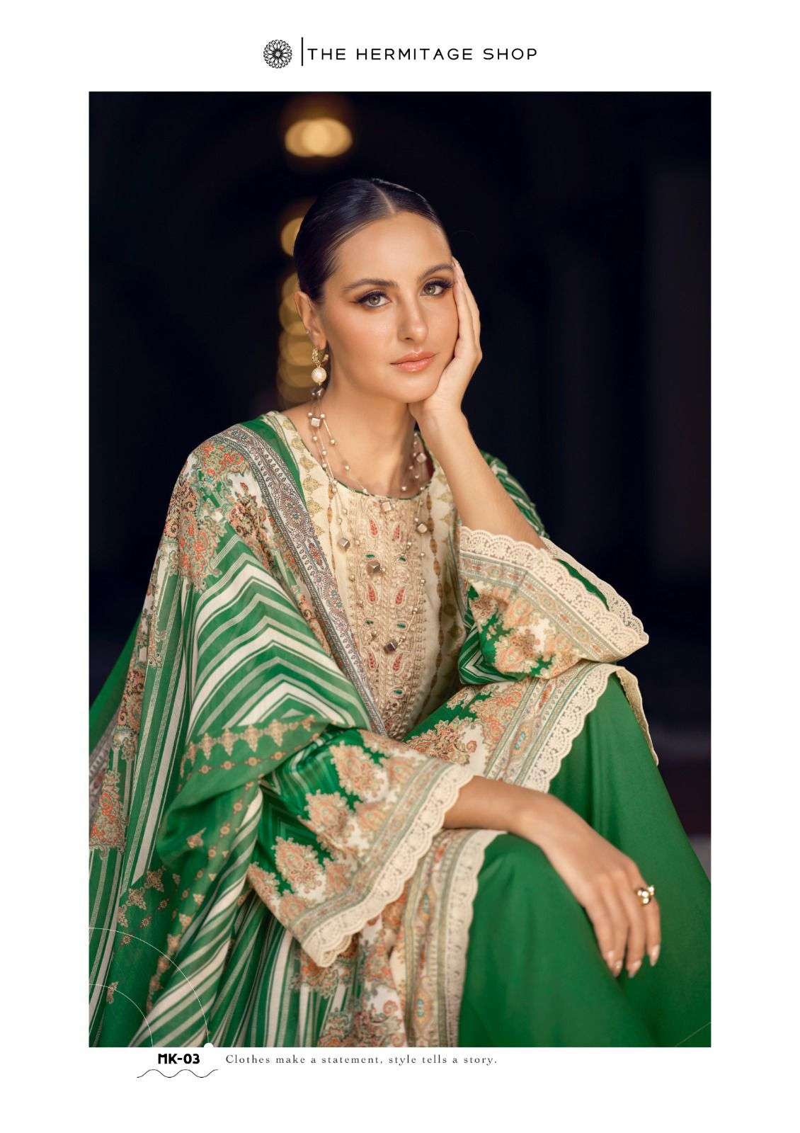 marrakesh by hermitage latest designer jam satin embroidered suit wholesaler surat