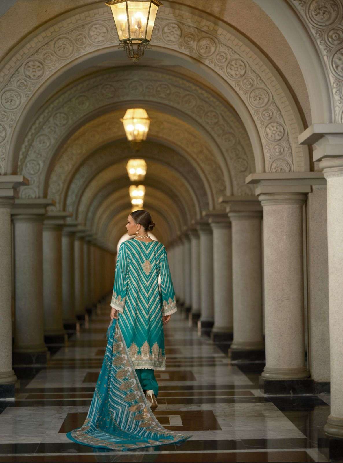 marrakesh by hermitage latest designer jam satin embroidered suit wholesaler surat