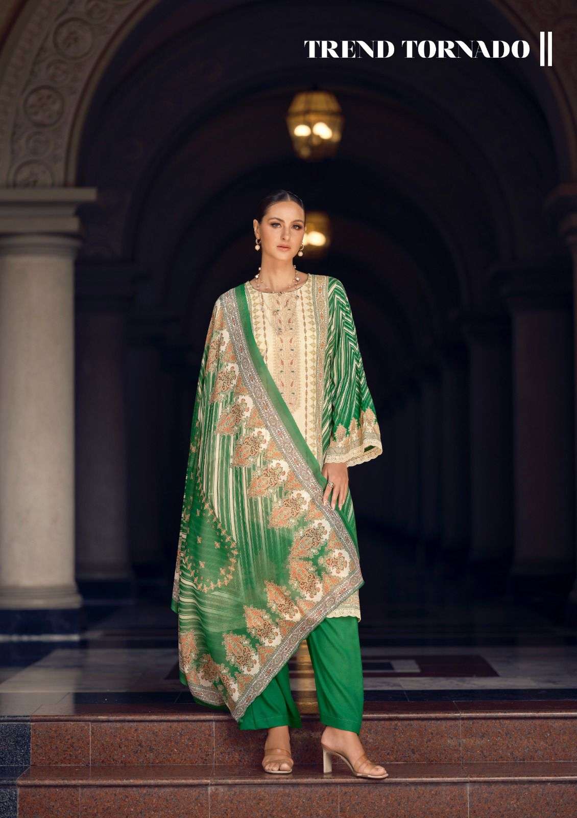 marrakesh by hermitage latest designer jam satin embroidered suit wholesaler surat