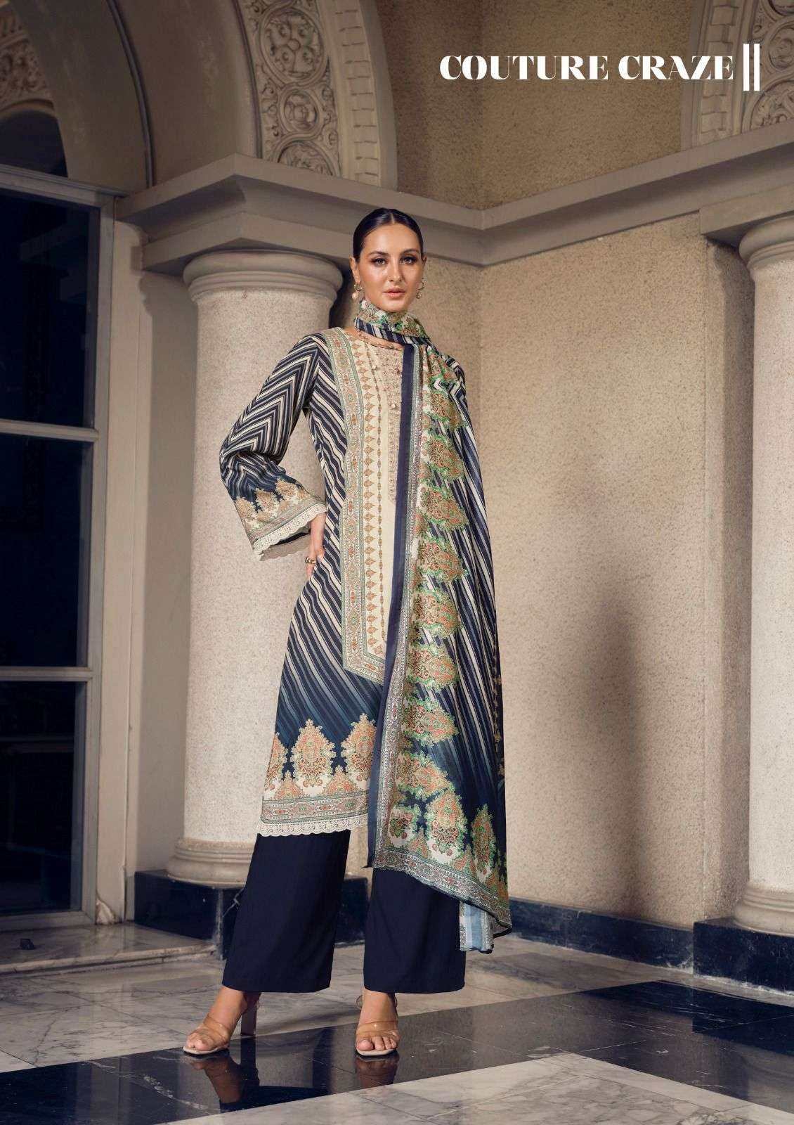 marrakesh by hermitage latest designer jam satin embroidered suit wholesaler surat