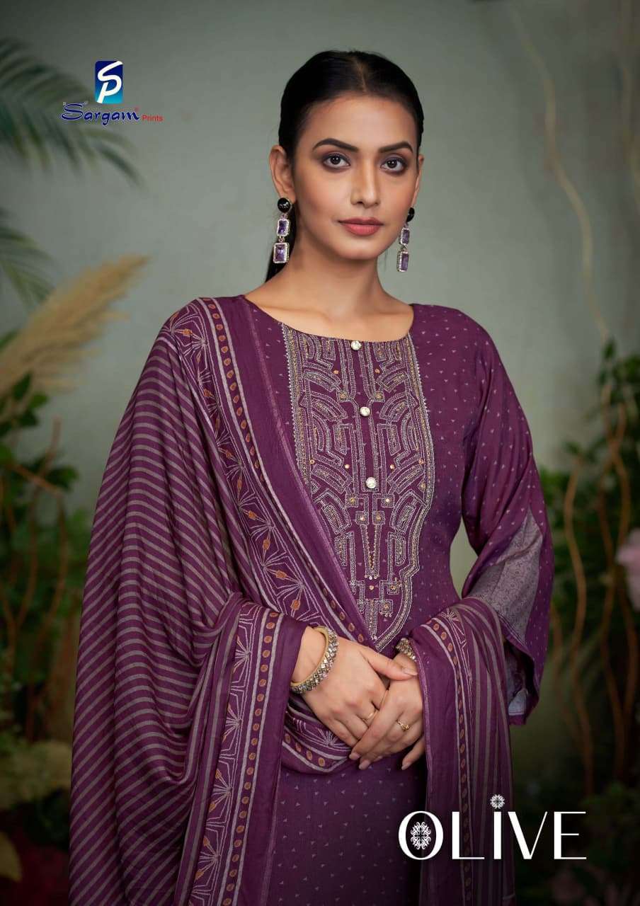 olive by sargam prints 2551 colors bemberg muslin wholesale salwar suit supplier surat