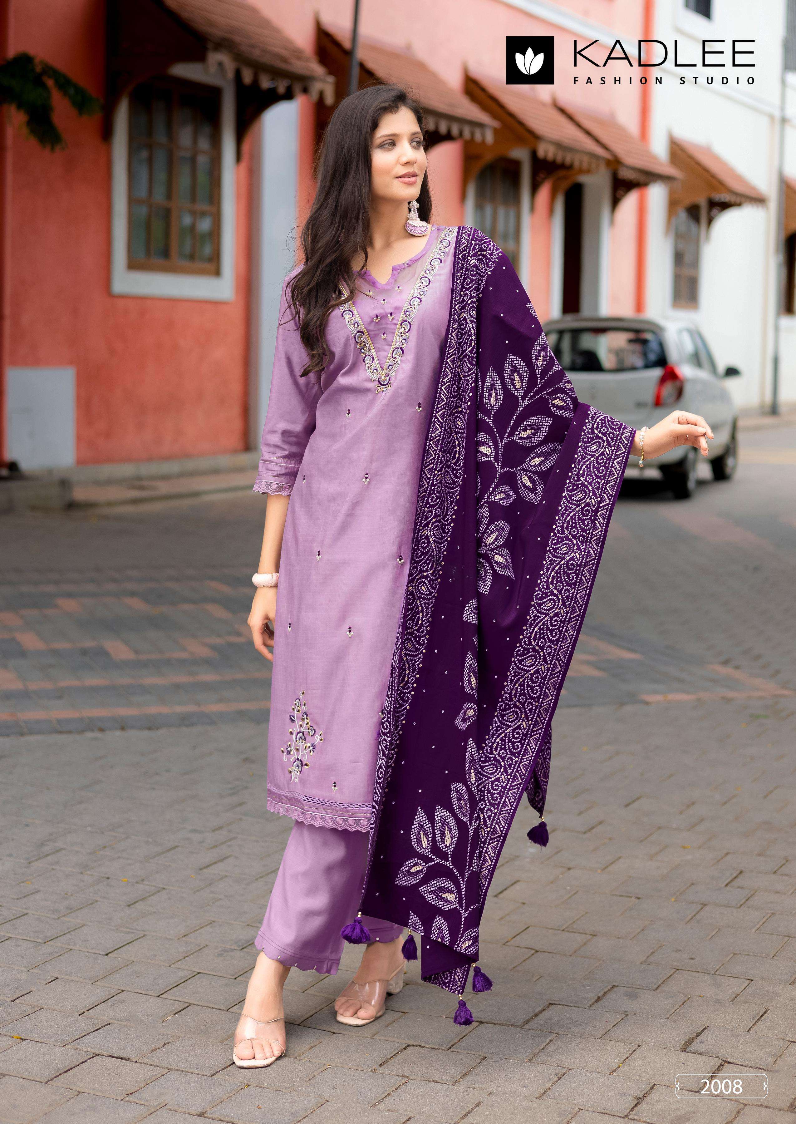 sahiyar vol-2 by kadlee colors exclusive designer party wear 3 pic pair collection wholesaler surat