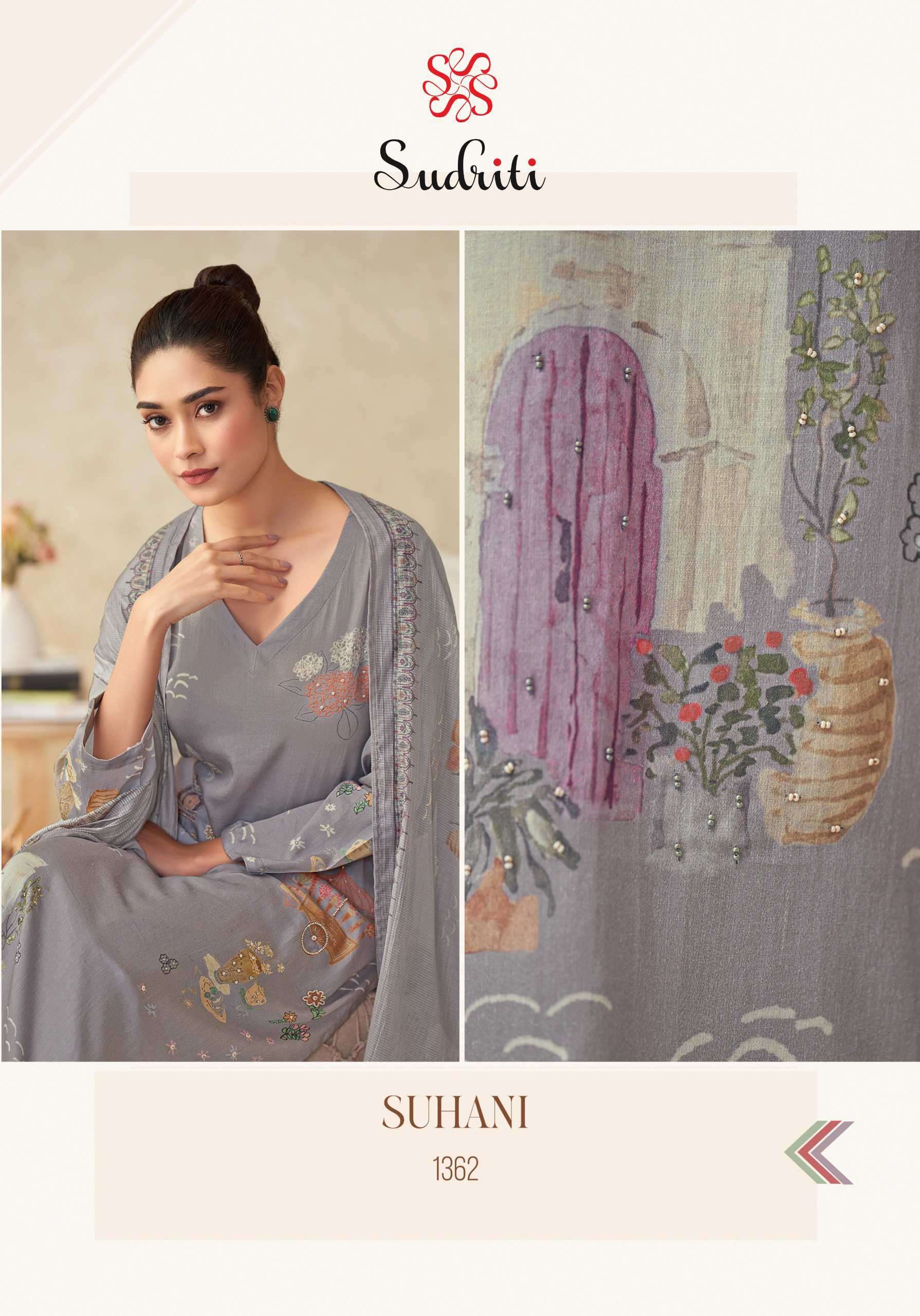 suhani by sudriti colors exclusive designer handwork party wear salwar kameez supplier 