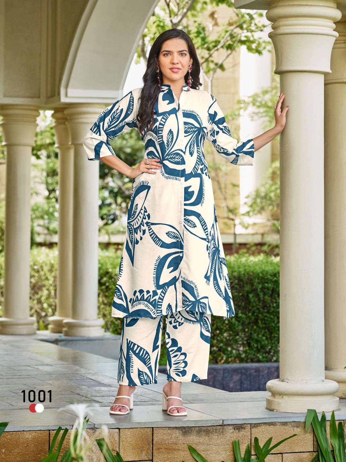 summer cool vol-2 by sankheshwer latest designer rayon printed readymade cord set supplier 