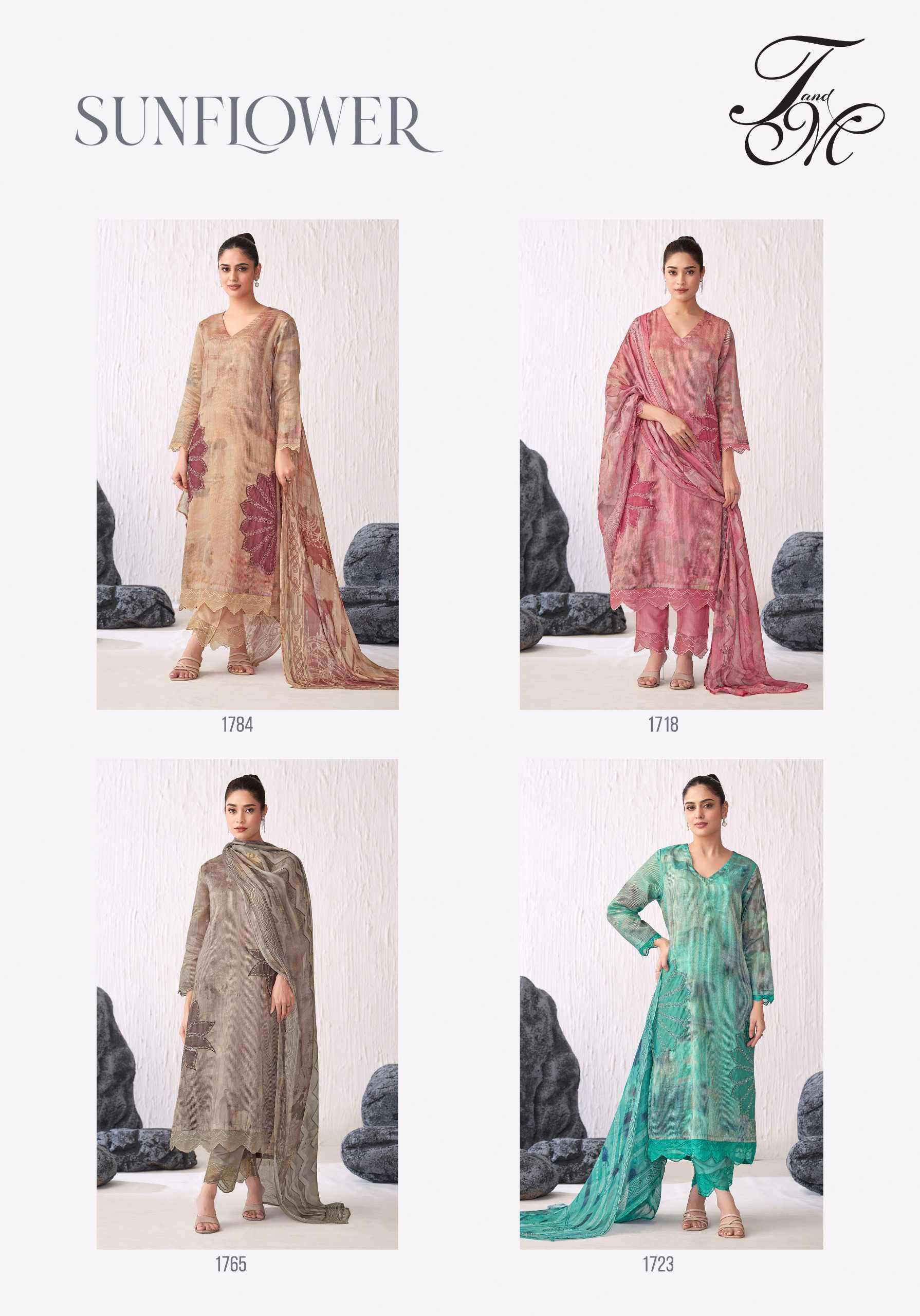 sunflower by sahiba colors Latest designer salwar kameez for festival buy online surat