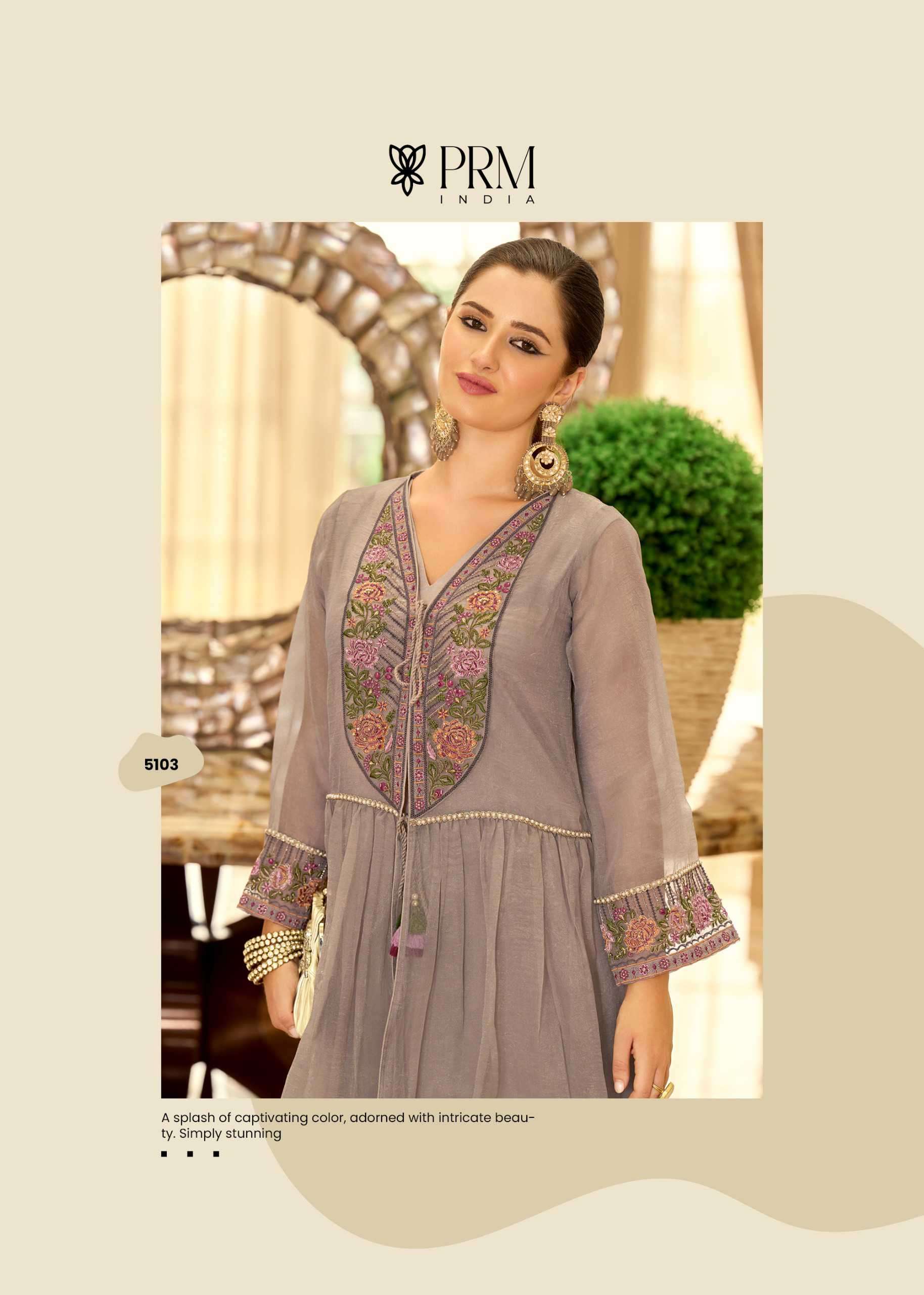 swara by prm trendz colors latest designer stylish party wear readymade kurti supplier 