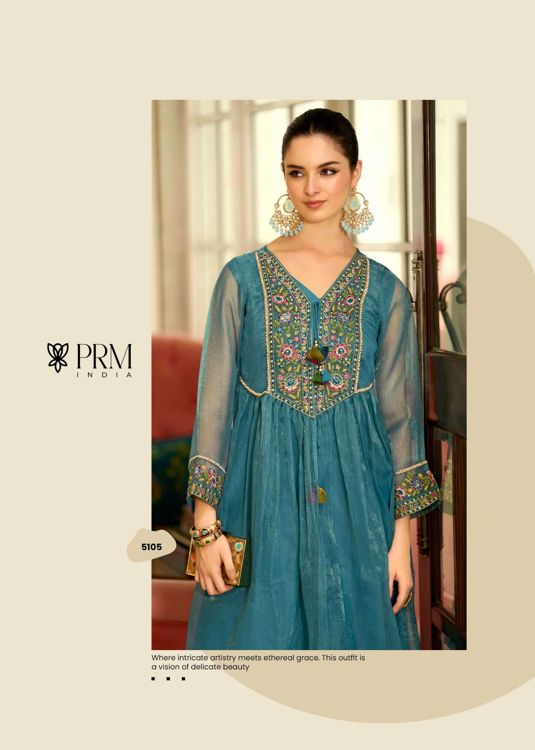 swara by prm trendz colors latest designer stylish party wear readymade kurti supplier 