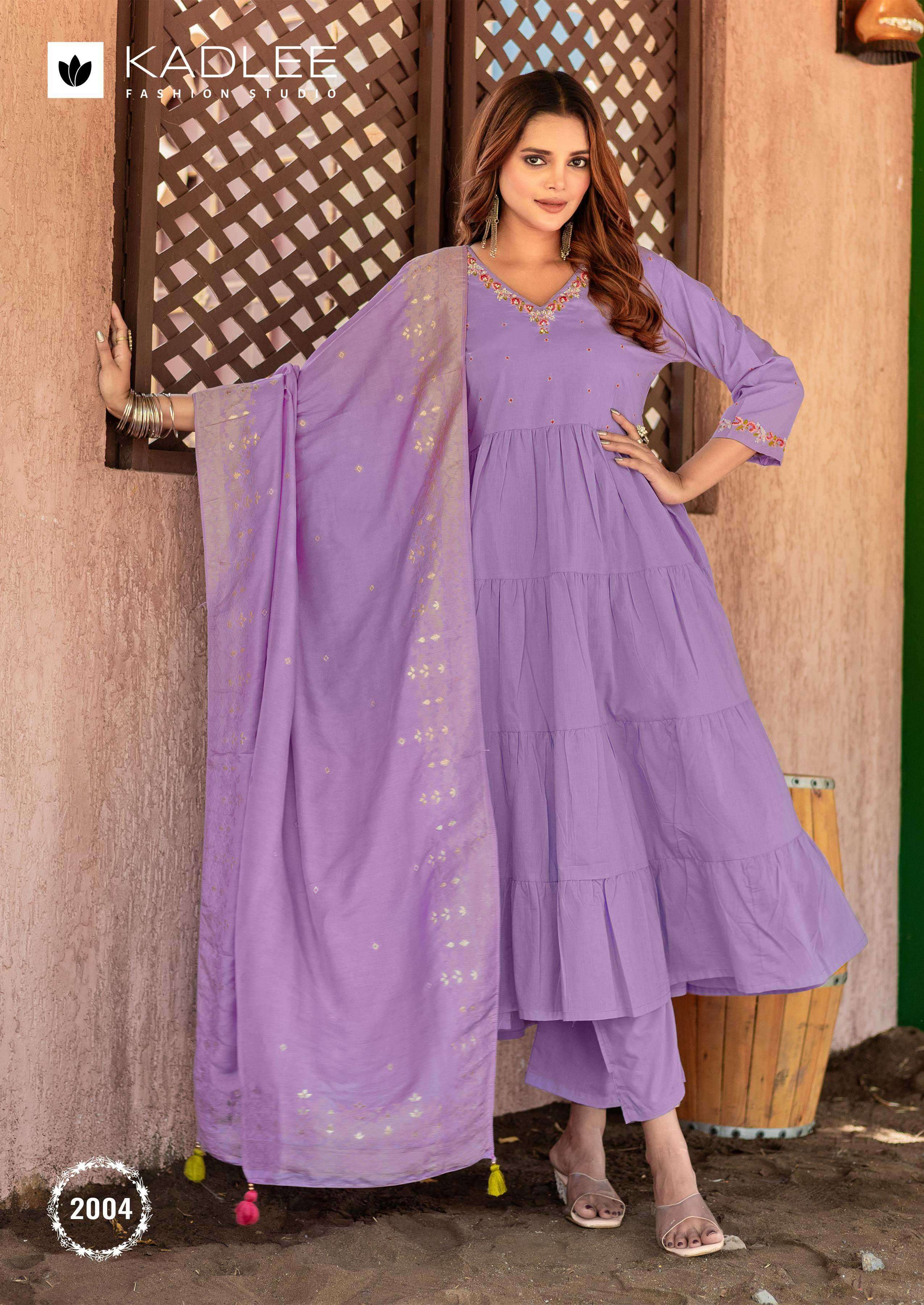 taneja by kadlee colors latest designer causal wear readymade salwar kameez wholesaler surat