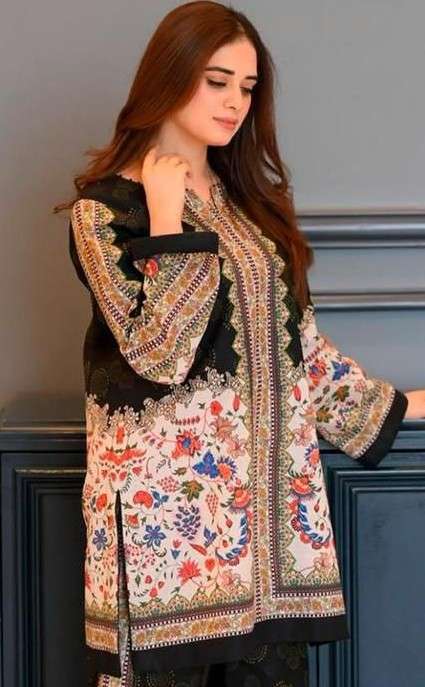 turkis co-ord set-2 by iznik colors designer casual wear readymade cord set supplier 