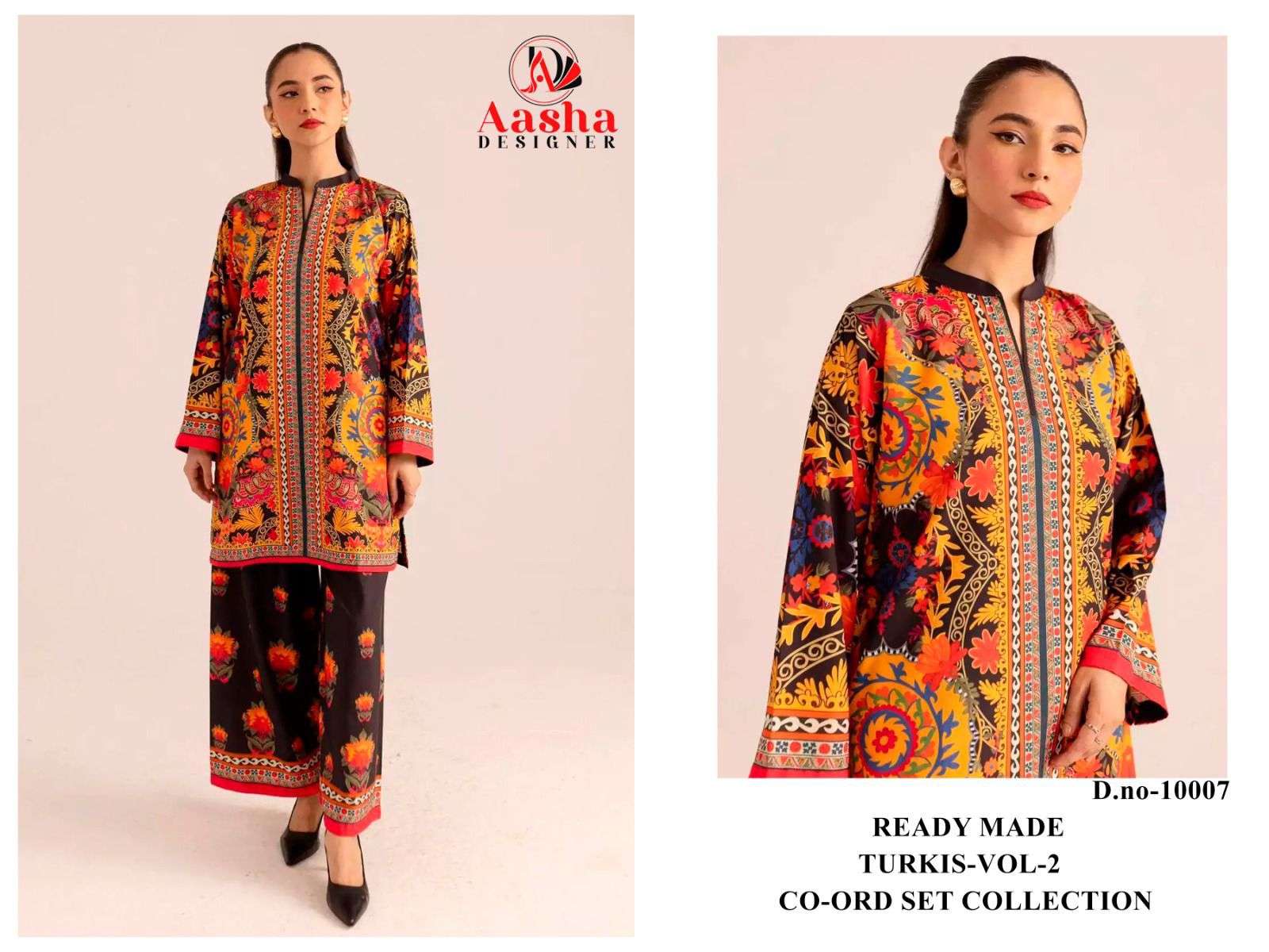 turkis vol-2 by aasha designer exclusive designer casual wear readymade cord set wholesaler surat