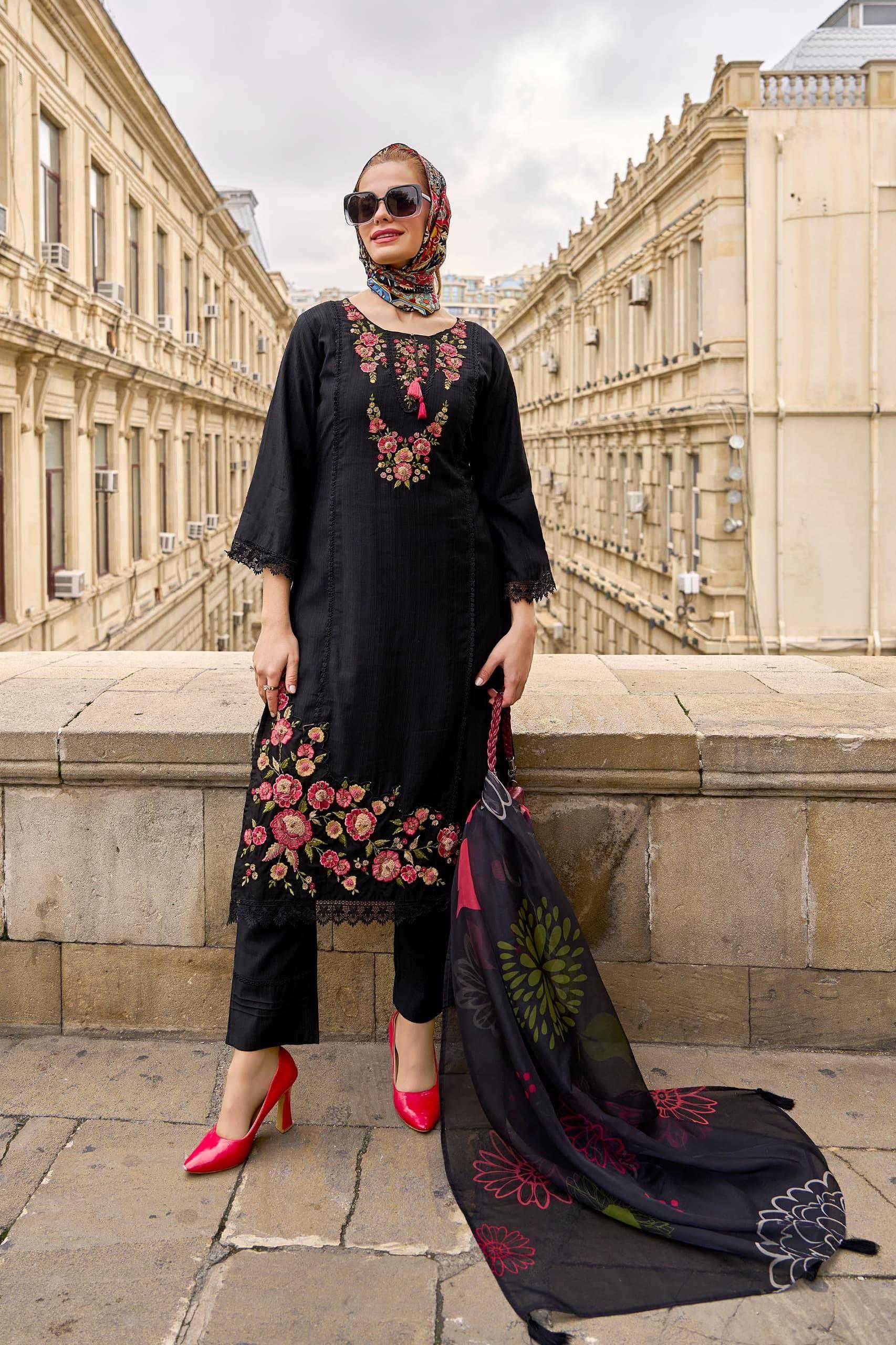 01 pavishka fashion colors exclusive designer embroidered readymade salwar kameez wholesale prcie surat