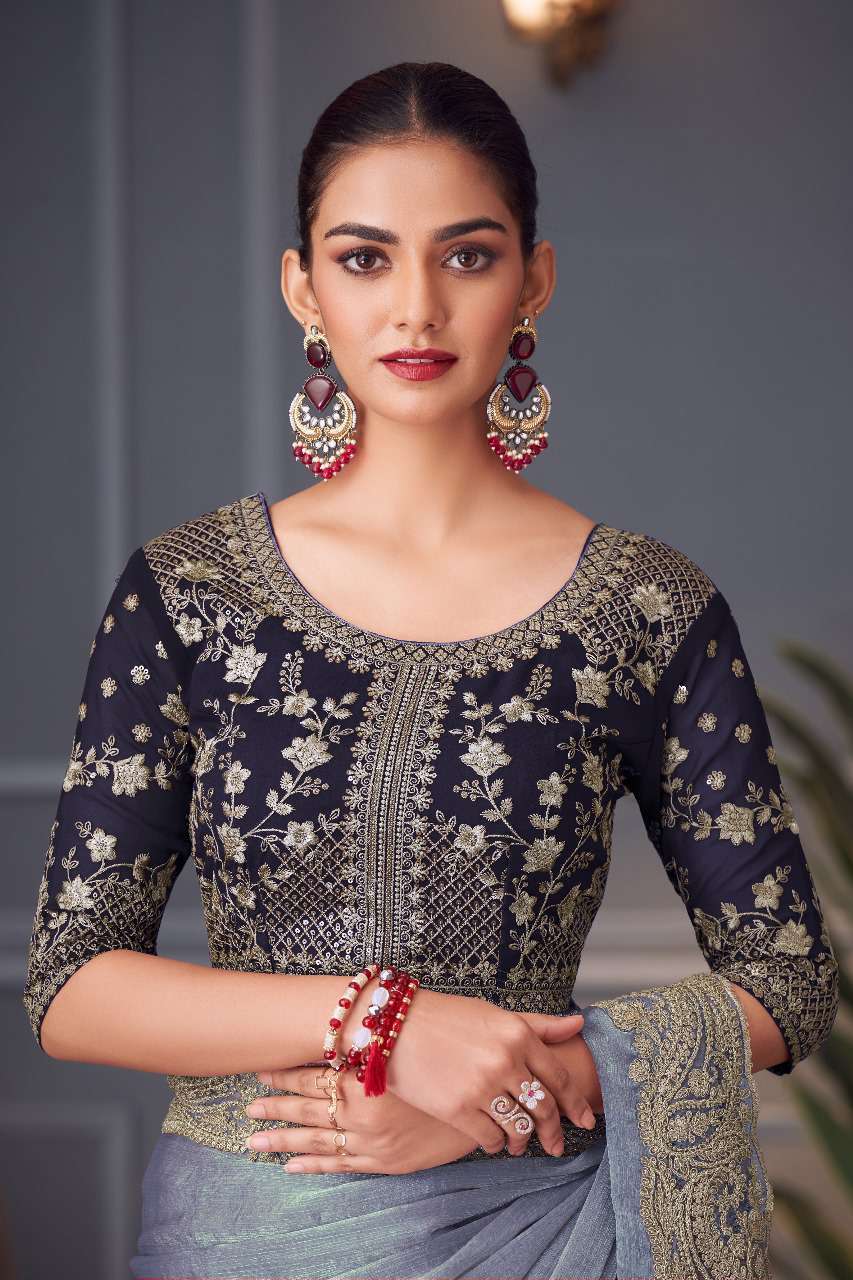30011 by tfh colors latest designer silk saree wholesale price surat