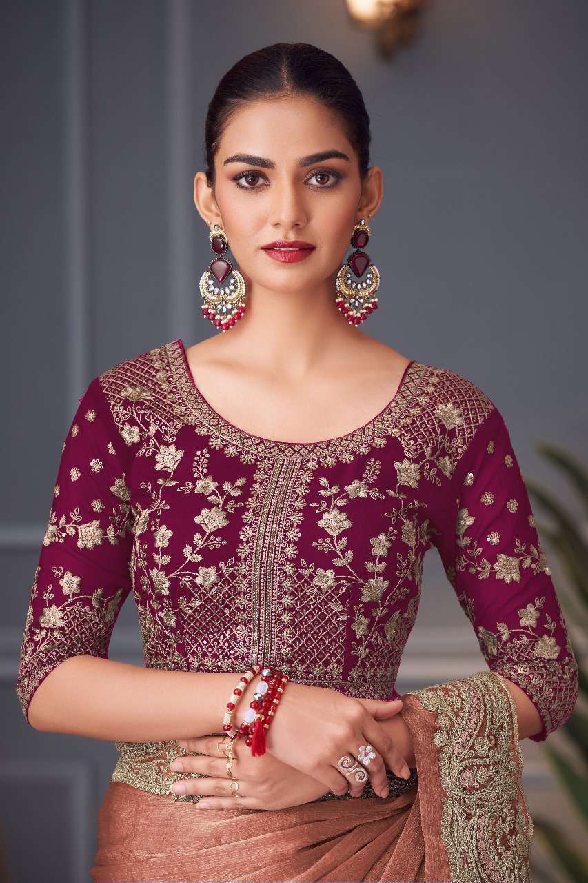 30011 by tfh colors latest designer silk saree wholesale price surat