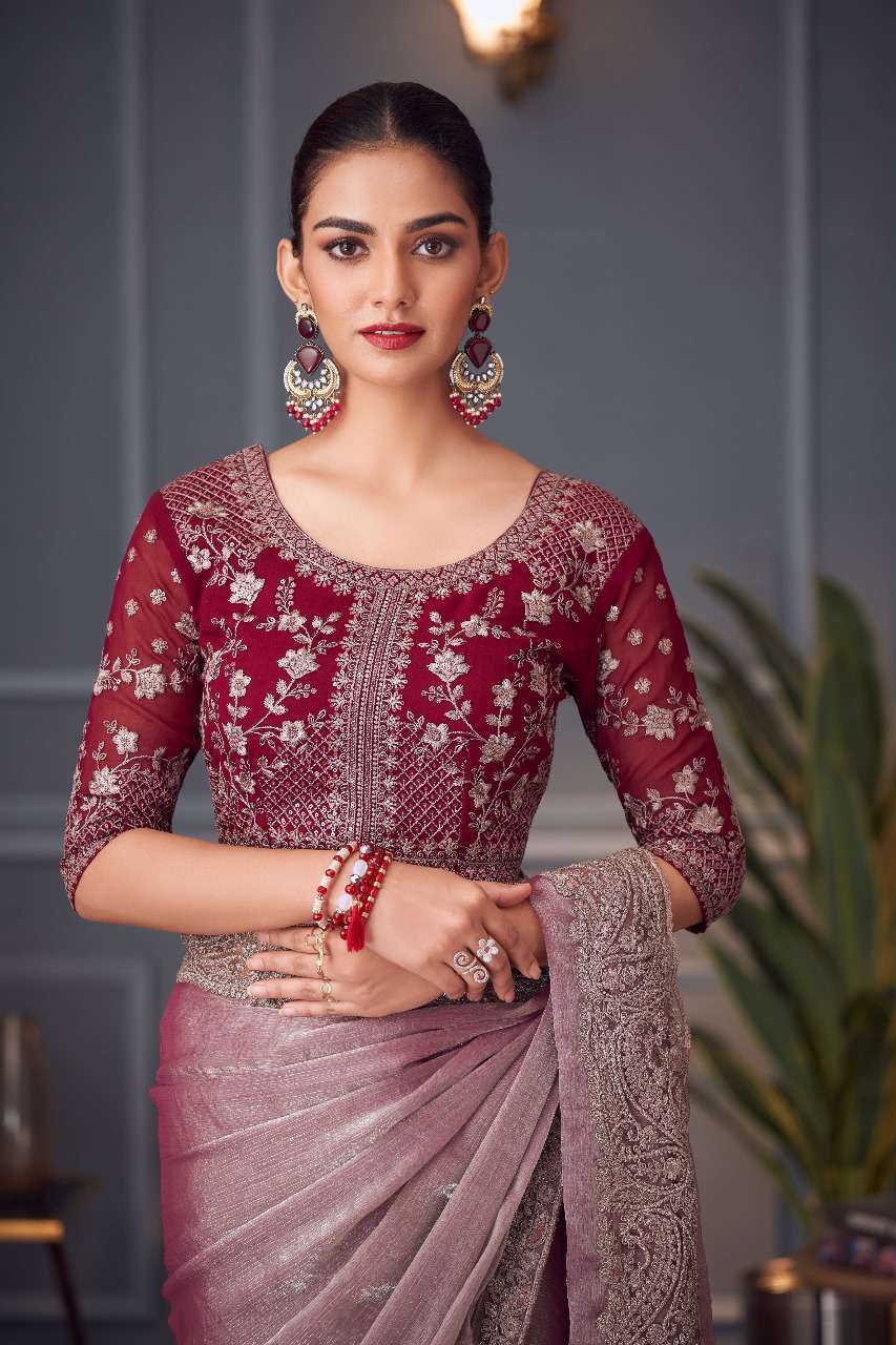 30011 by tfh colors latest designer silk saree wholesale price surat