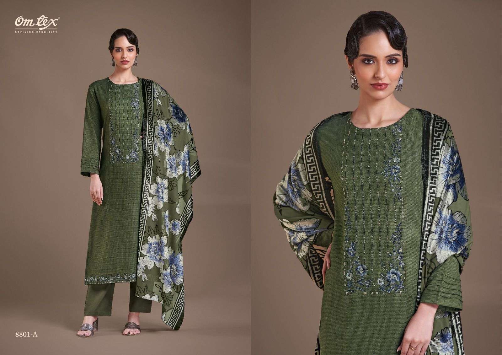 aaliyah by omtex 8801 colors exclusive designer fancy embroidered salwar kameez wholesale price surat