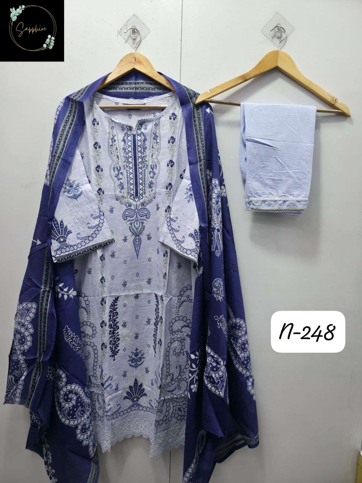 agha noorain-248 by sapphire colors lawn desogner readymade salwar kameez wholesale price surat