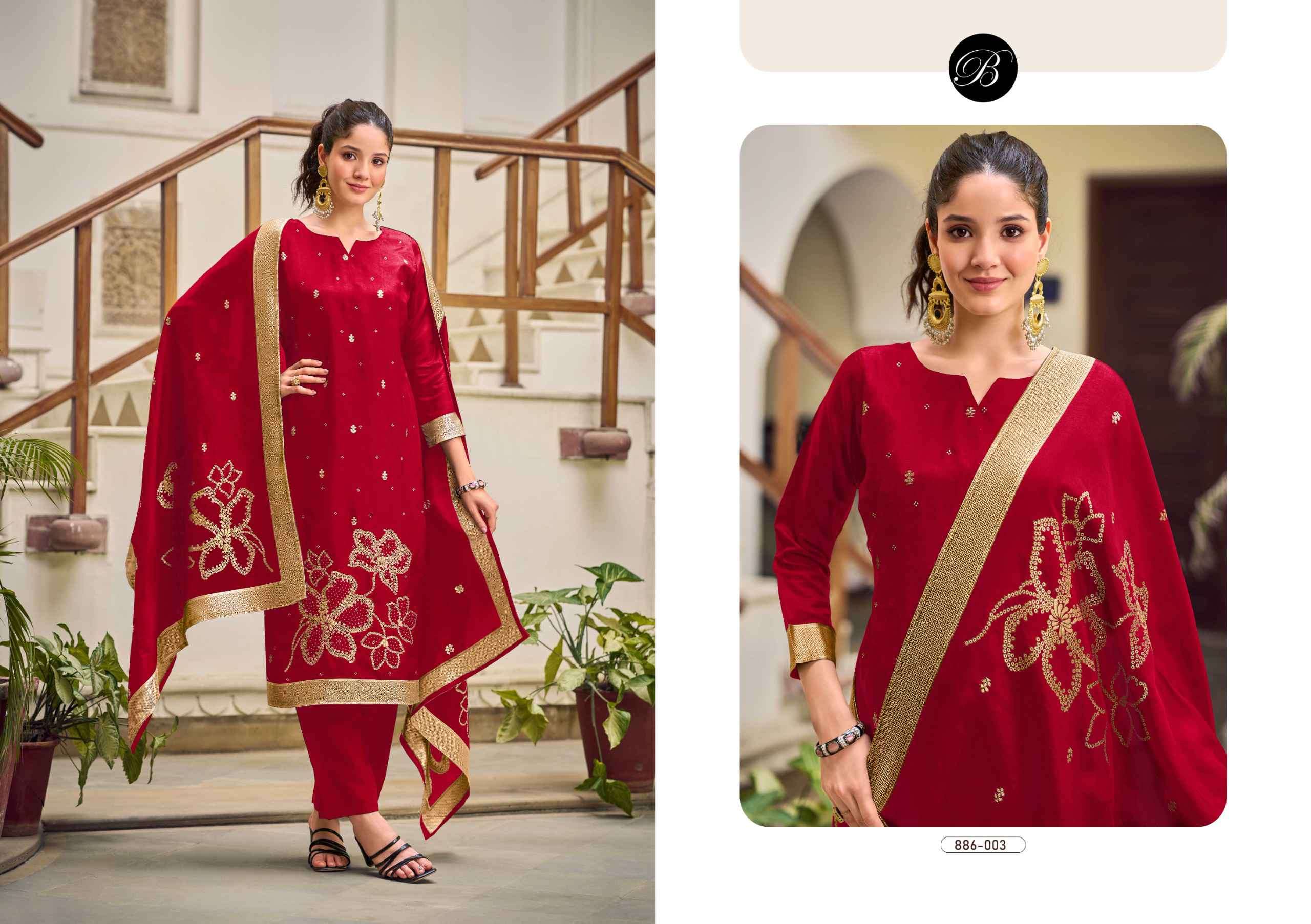 anuja vol-2 by belliza designer colors dola silk jacquard designer salwar kameez wholesale price surat