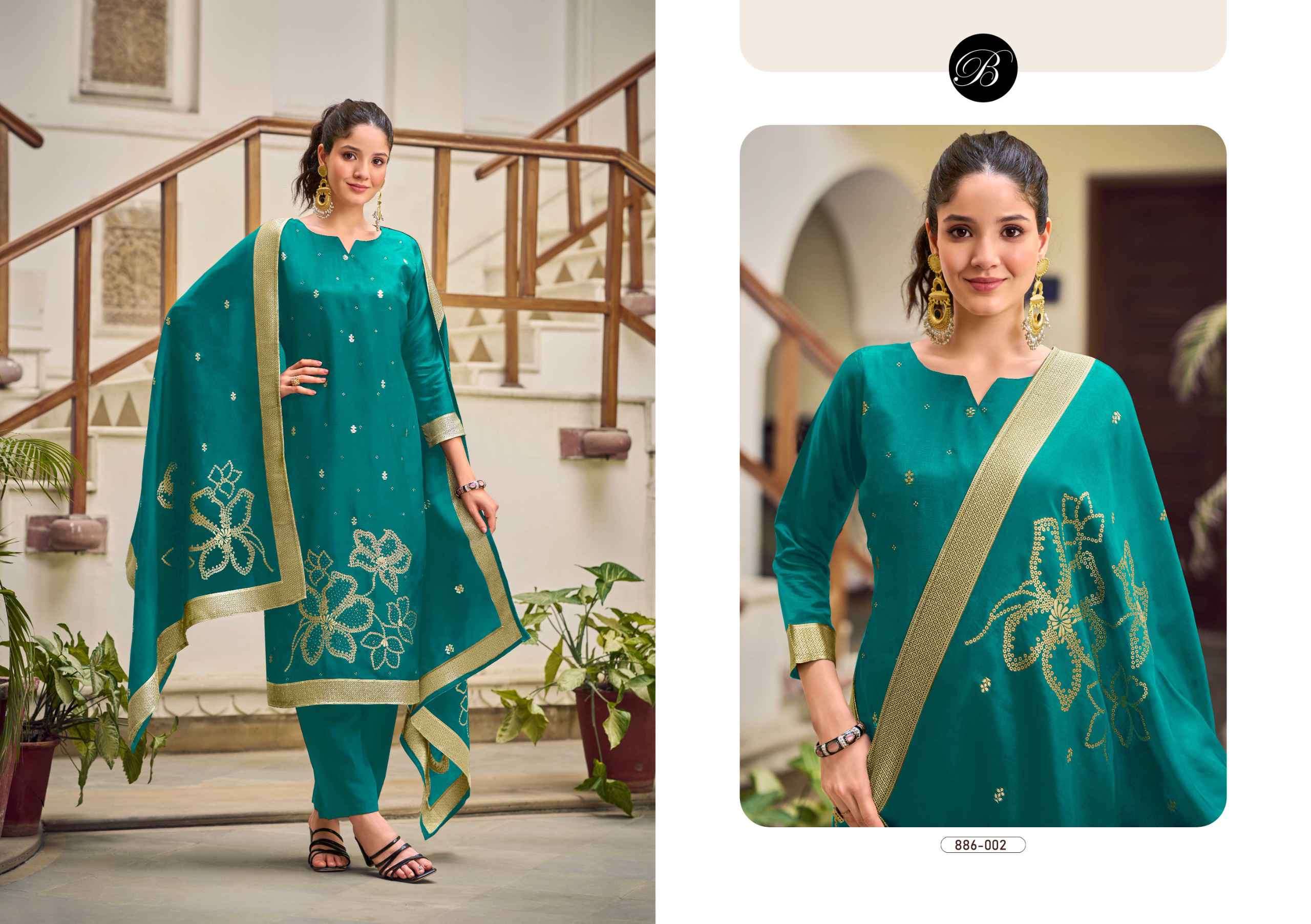 anuja vol-2 by belliza designer colors dola silk jacquard designer salwar kameez wholesale price surat