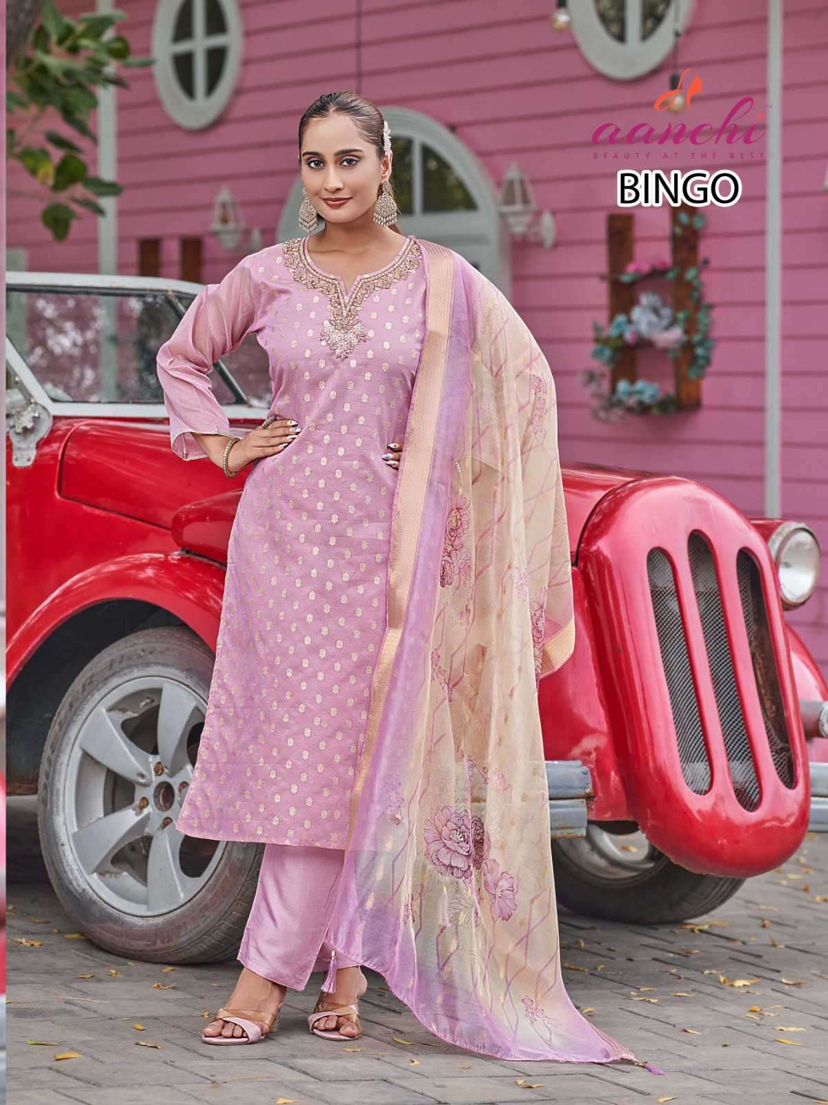 bingo by aanchi colors straight cut designer readymade kurti wholesale price surat