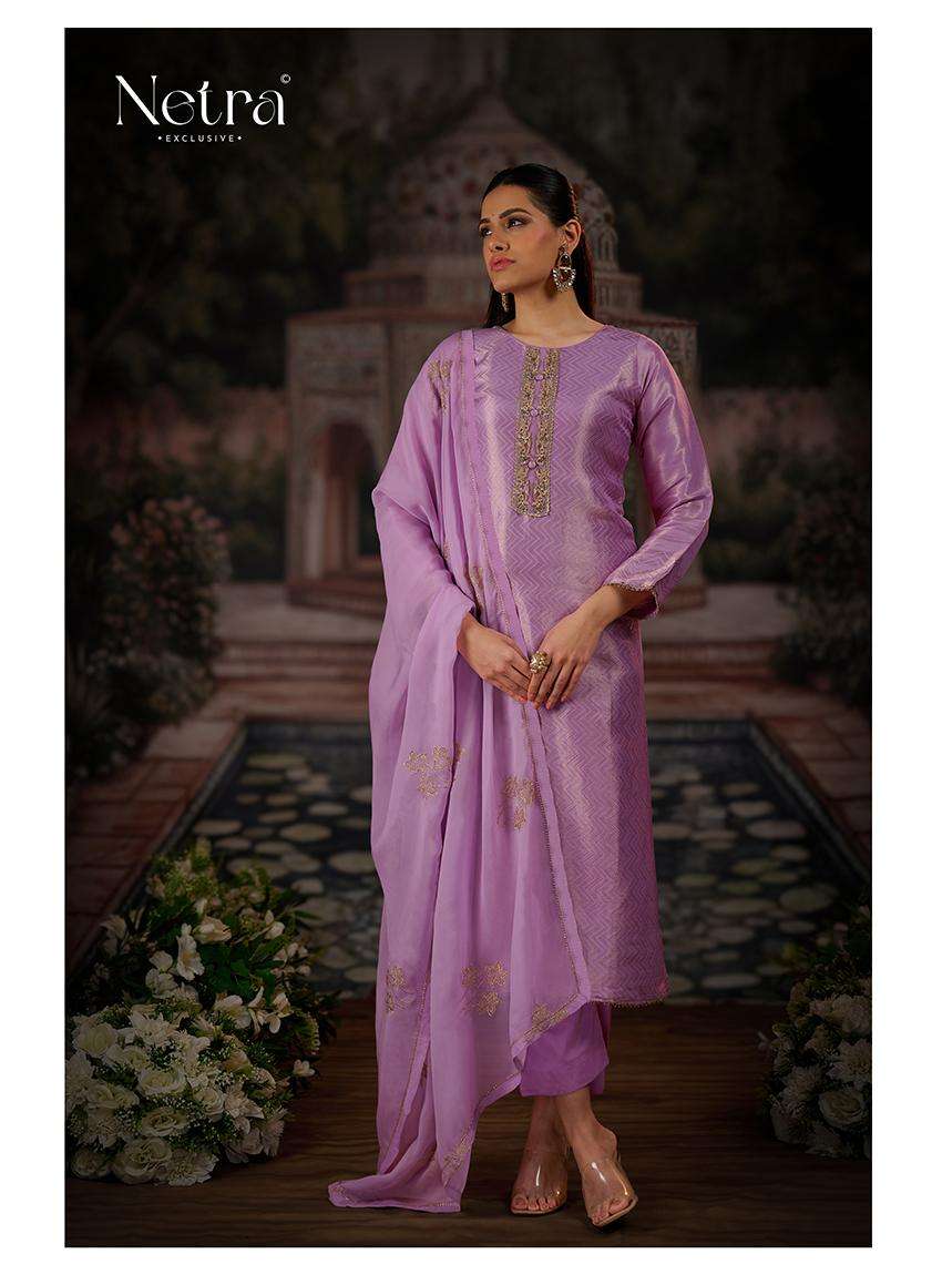chitra by netra 1120 colors bemberg silk embroidered salwar kameez wholesale price surat
