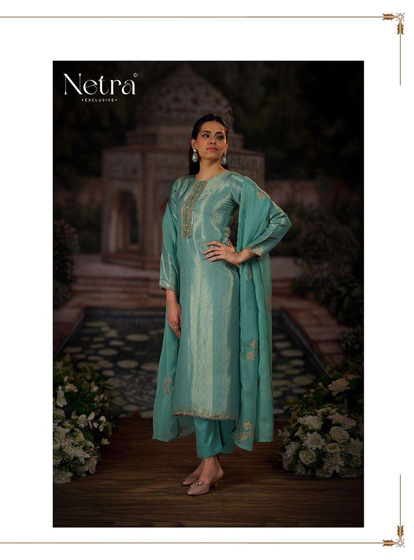 chitra by netra 1120 colors bemberg silk embroidered salwar kameez wholesale price surat