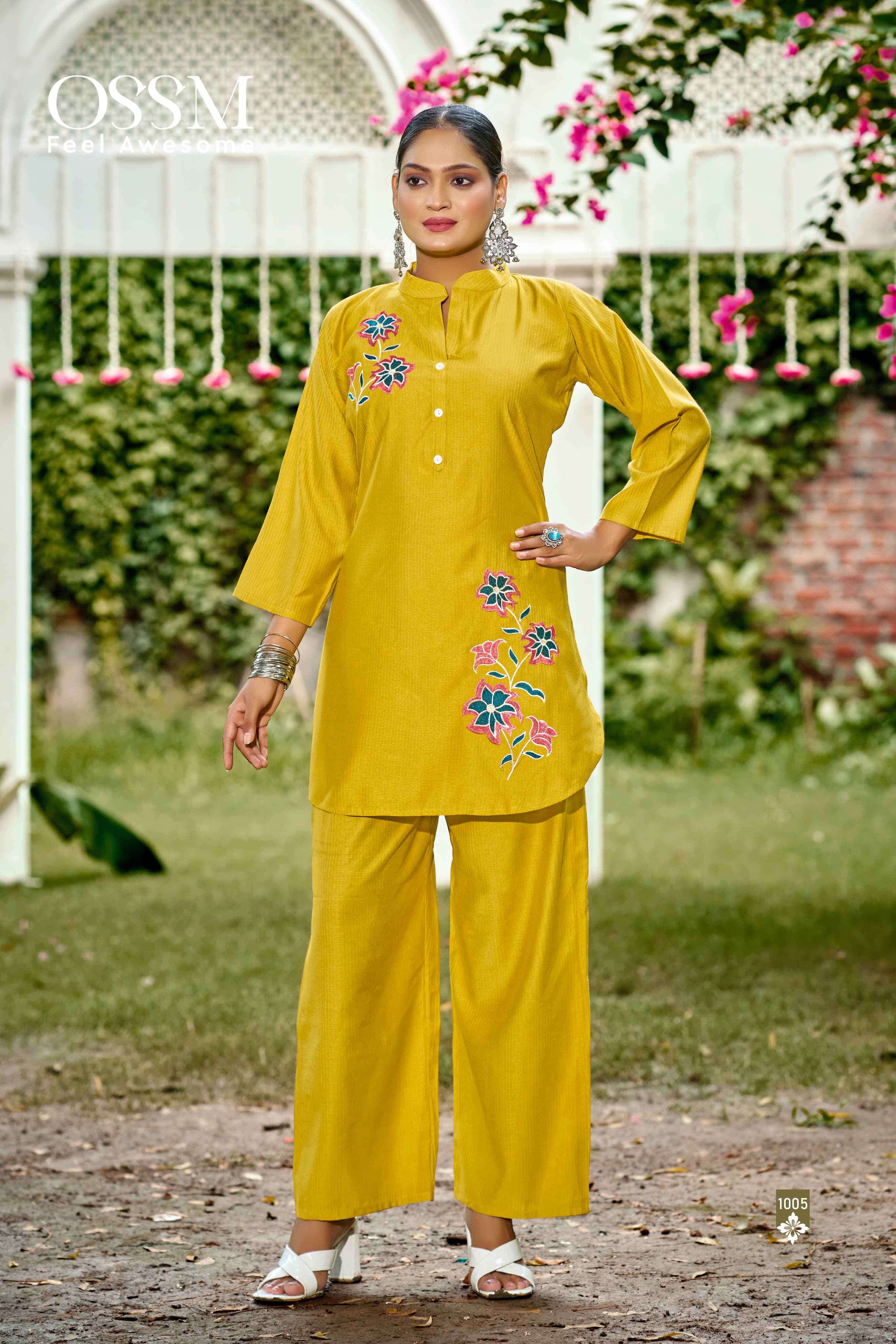 glamour vol-2 by ossm 1001-1006 series latest designer silk cord set wholesale price surat