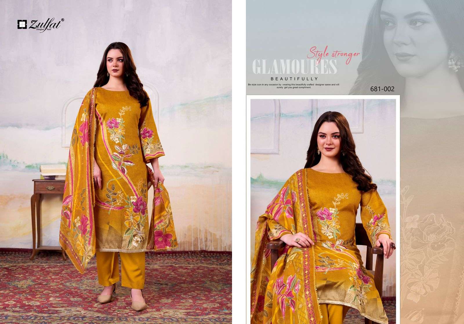 hayat by zulfat designer suit colors jam ctton latest designer suit wholesale price surat