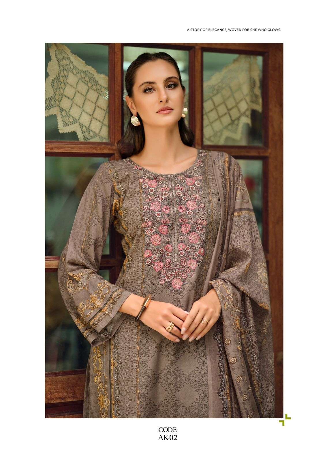 hermitage aykaa jam satin print with embroidered salwar kameez wholesale price surat