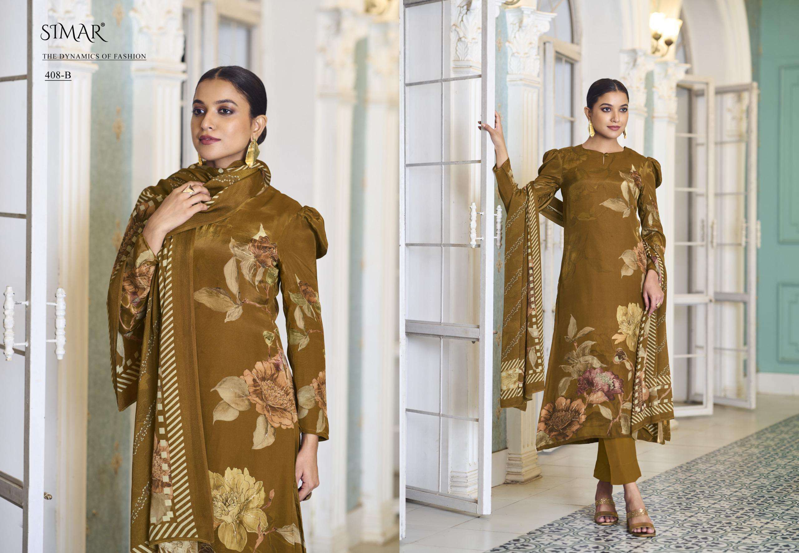 kaira by glossy 408 colors casual wear deaigner fancy salwar suit wholesale prcie surat