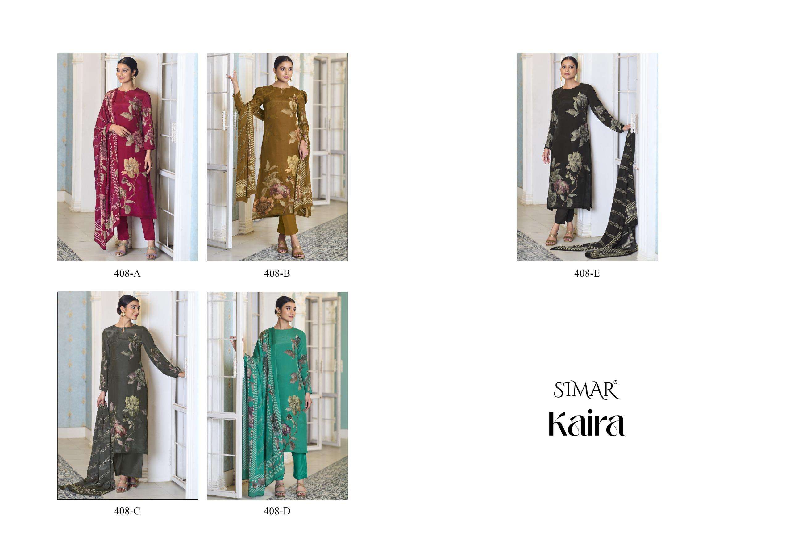 kaira by glossy 408 colors casual wear deaigner fancy salwar suit wholesale prcie surat