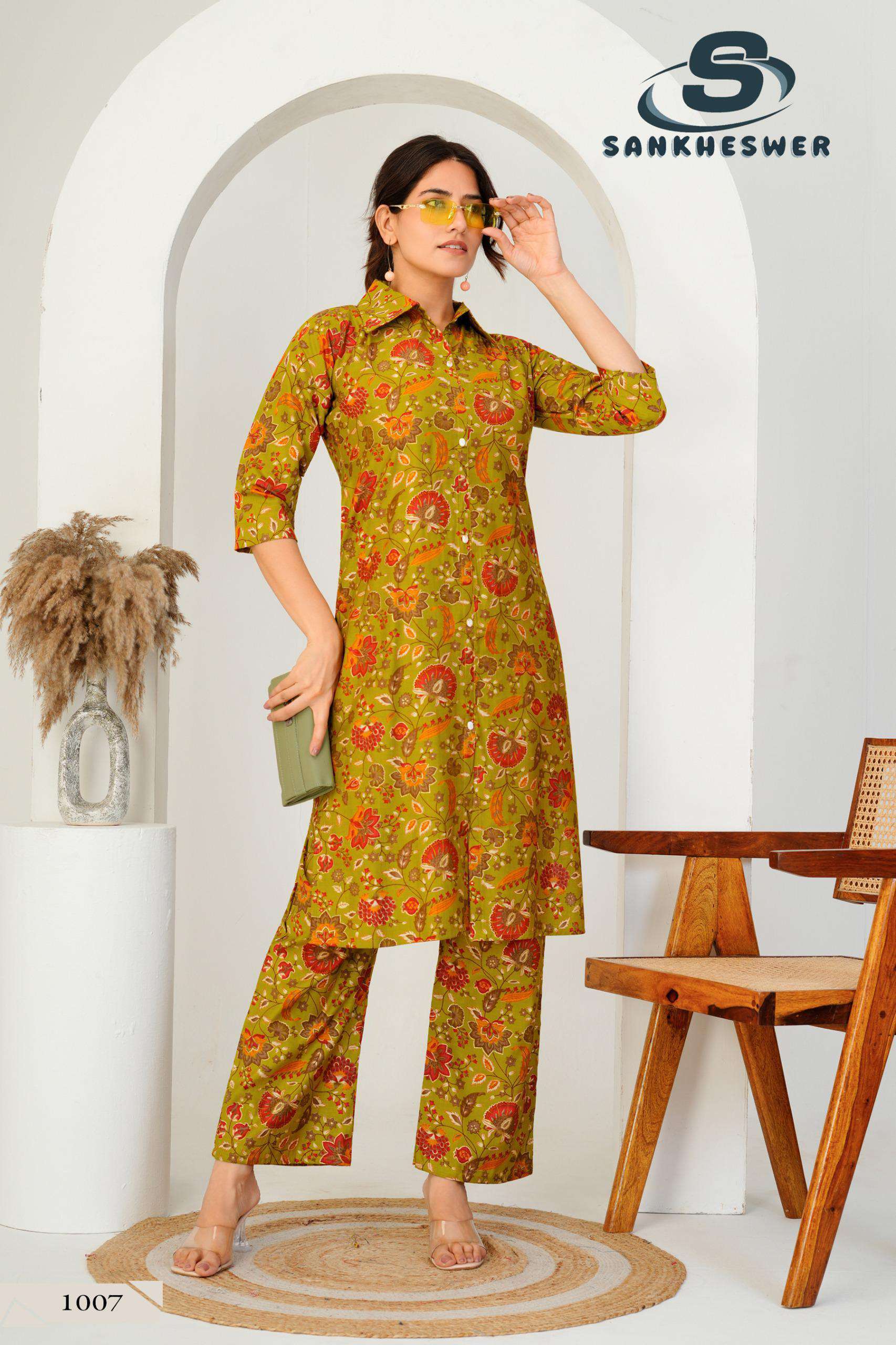 kitket vol-1 by sankheshwer 1001-1008 series vetican printed cord set wholesale pricesurat