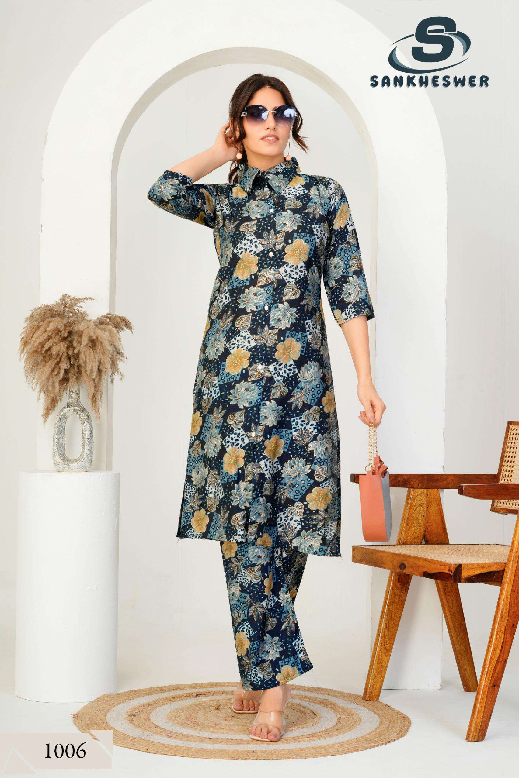 kitket vol-1 by sankheshwer 1001-1008 series vetican printed cord set wholesale pricesurat