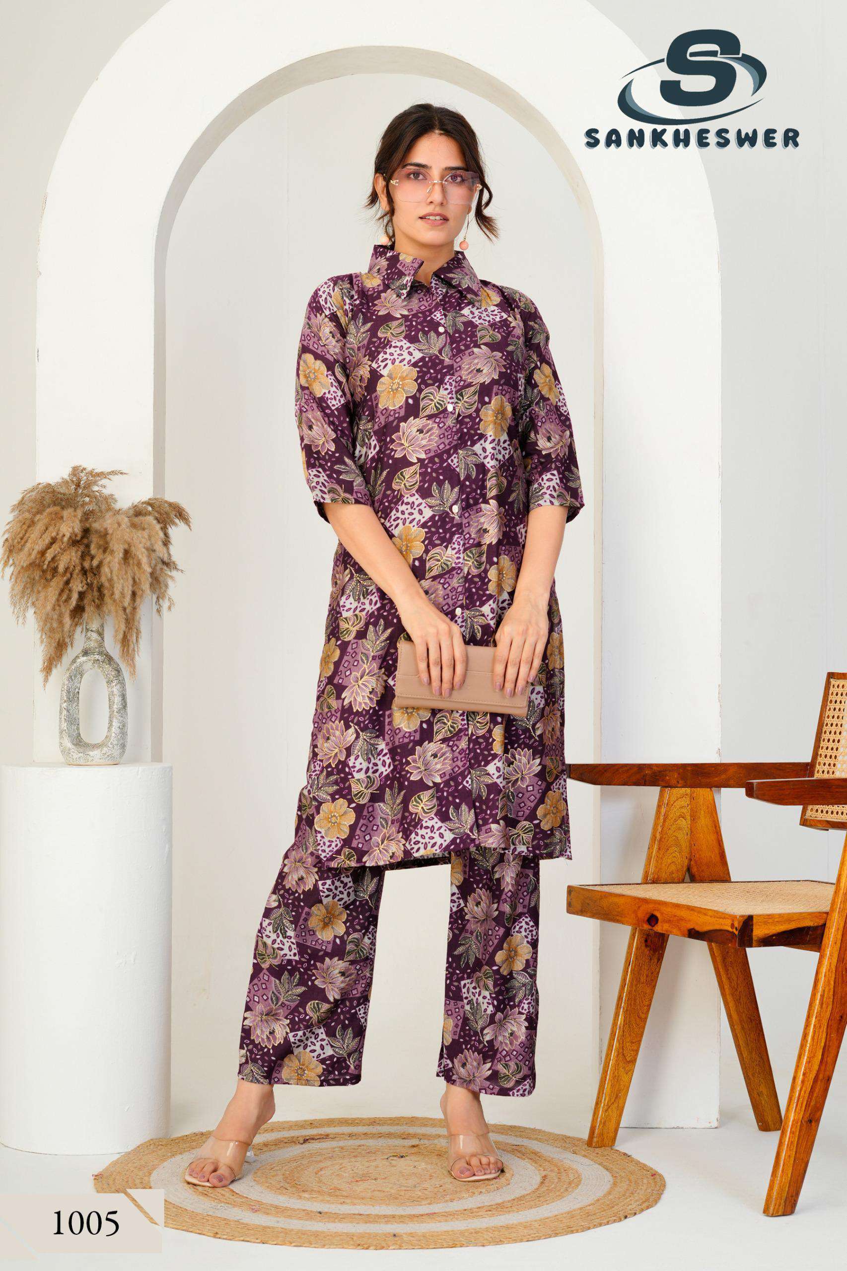 kitket vol-1 by sankheshwer 1001-1008 series vetican printed cord set wholesale pricesurat