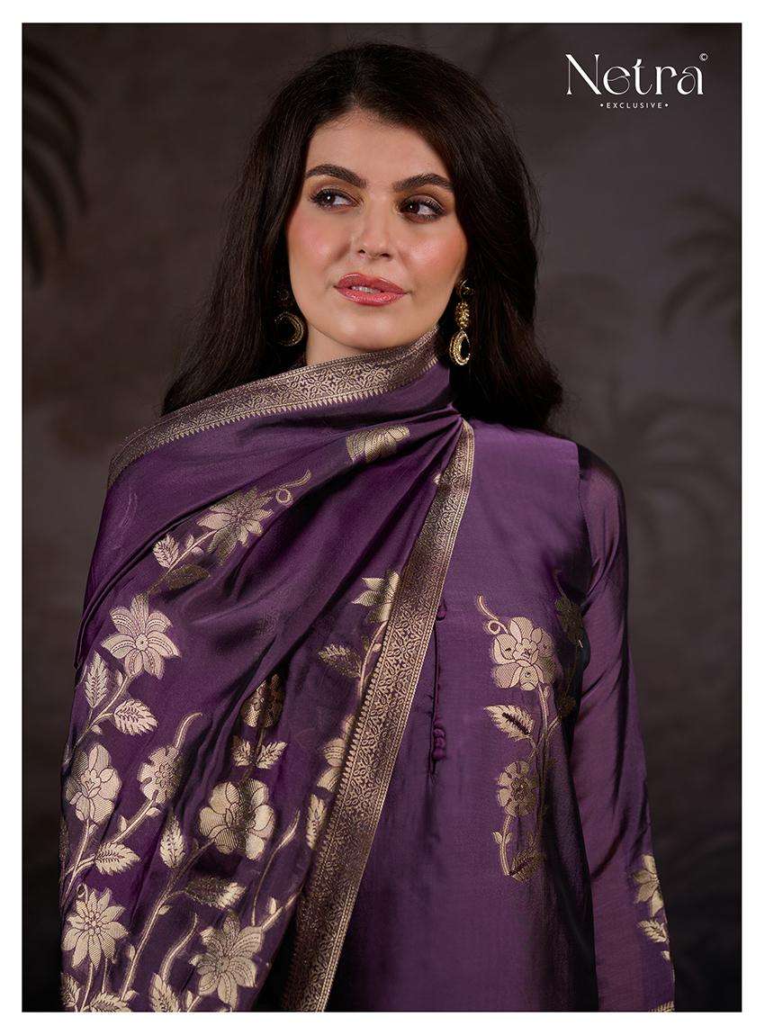 lama by netra 1138 colors fancy handwork visocse woven jacquard salwar kmeeza wholesale price surat