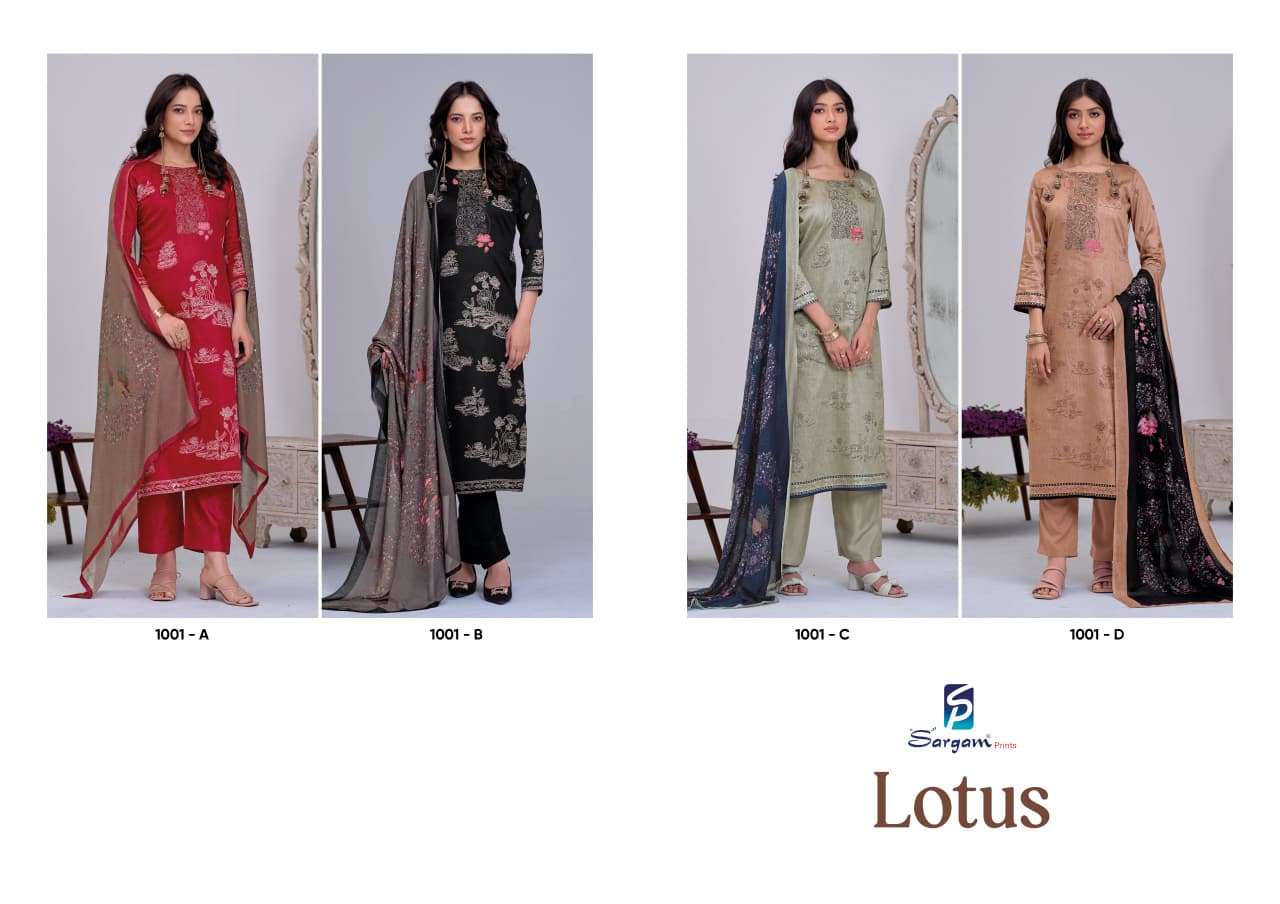 lotus by sargam prints 1001 colors fancy embroidered jam salwar kameez wholesale price surat