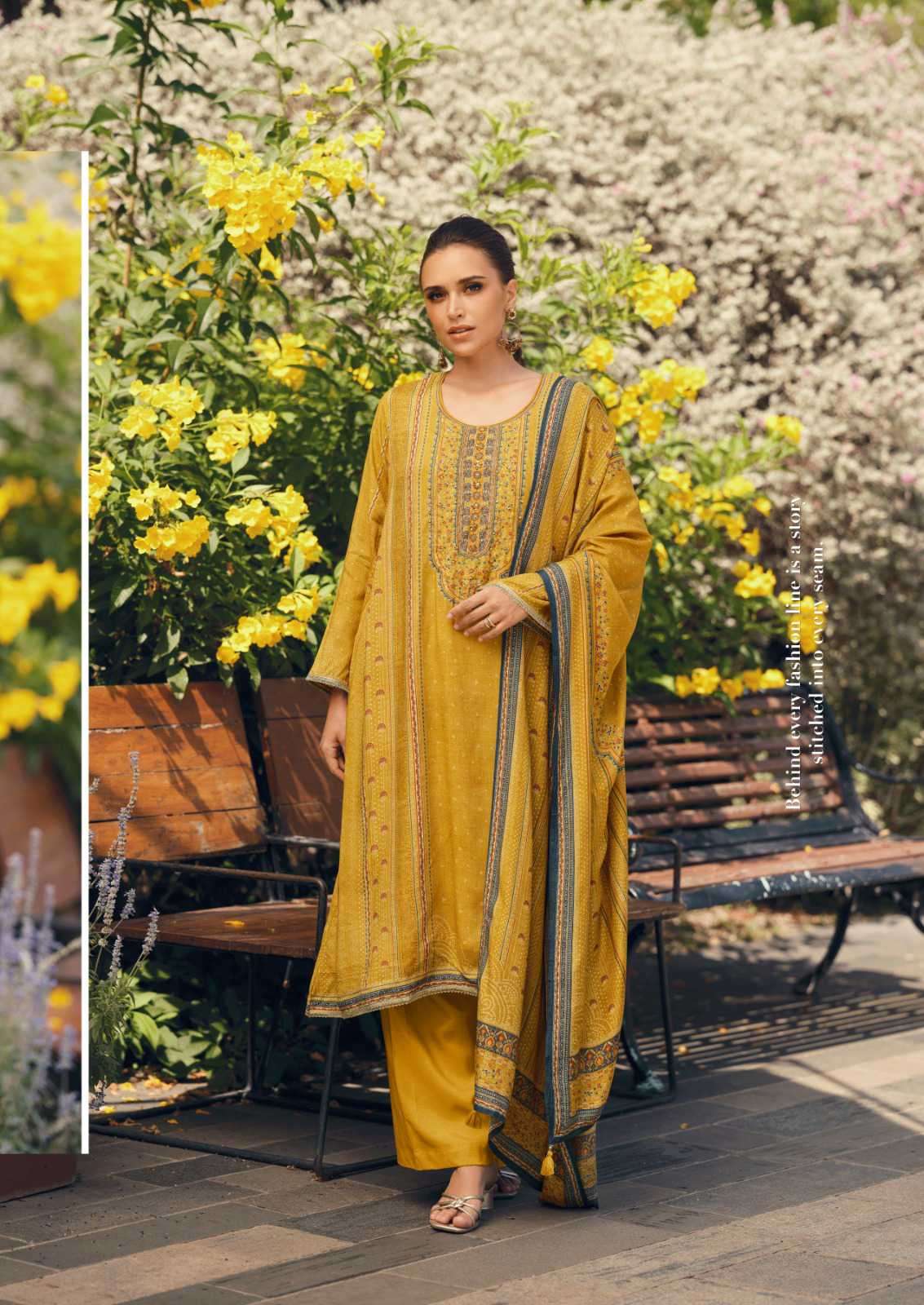 maaya by hermitage exclusive designer bemberg satin salwar kameez wholesale price surat