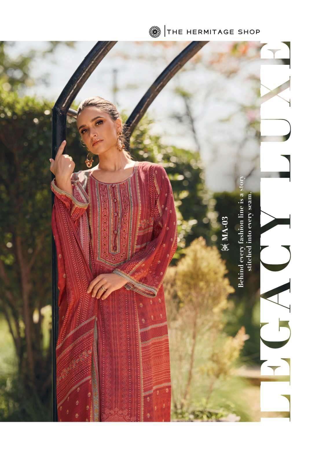 maaya by hermitage exclusive designer bemberg satin salwar kameez wholesale price surat