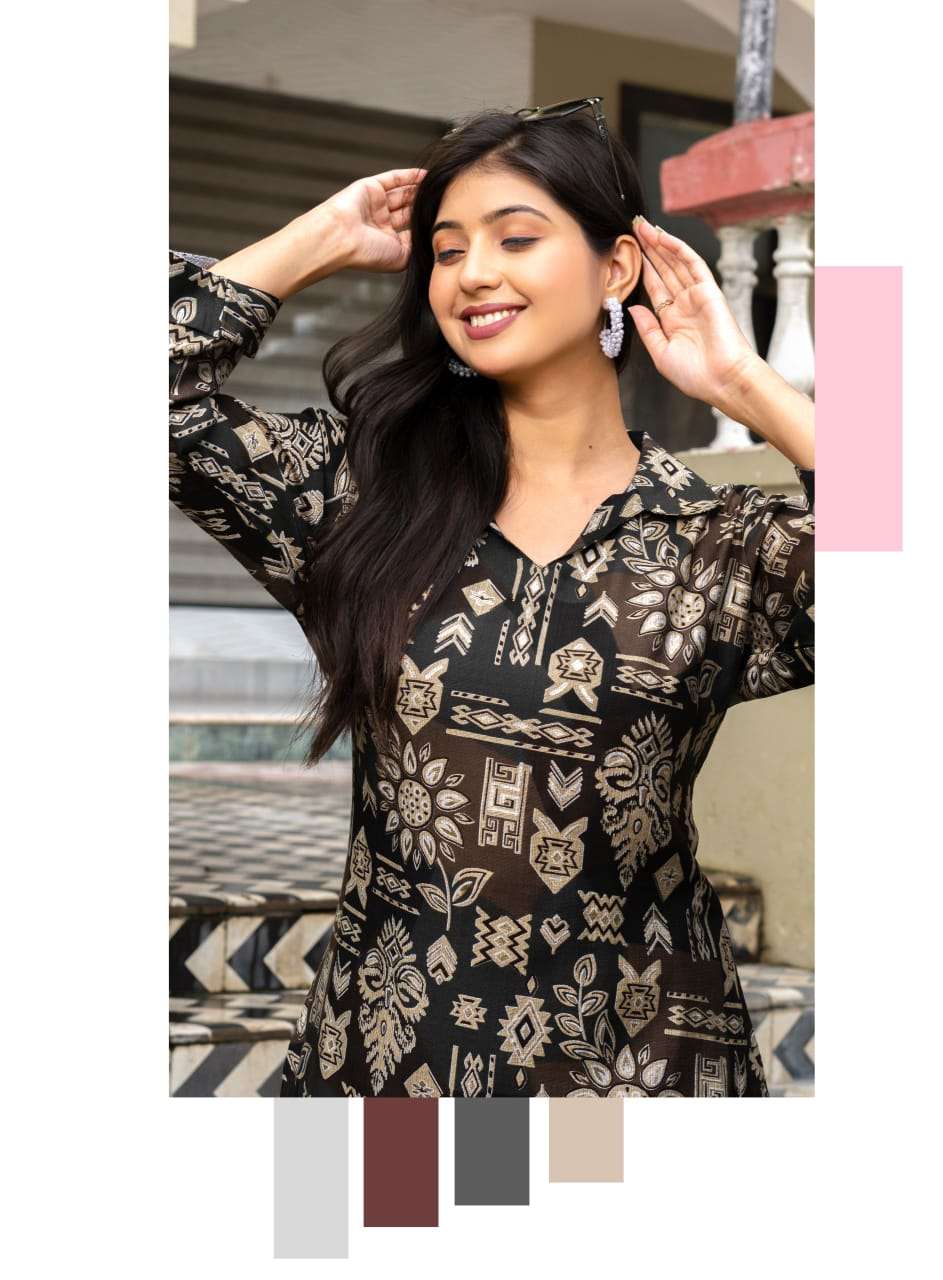 maitri vol-3 by mystic 9 3001-3008 series exclusvie designer vetican printed cord set wholesale price surat