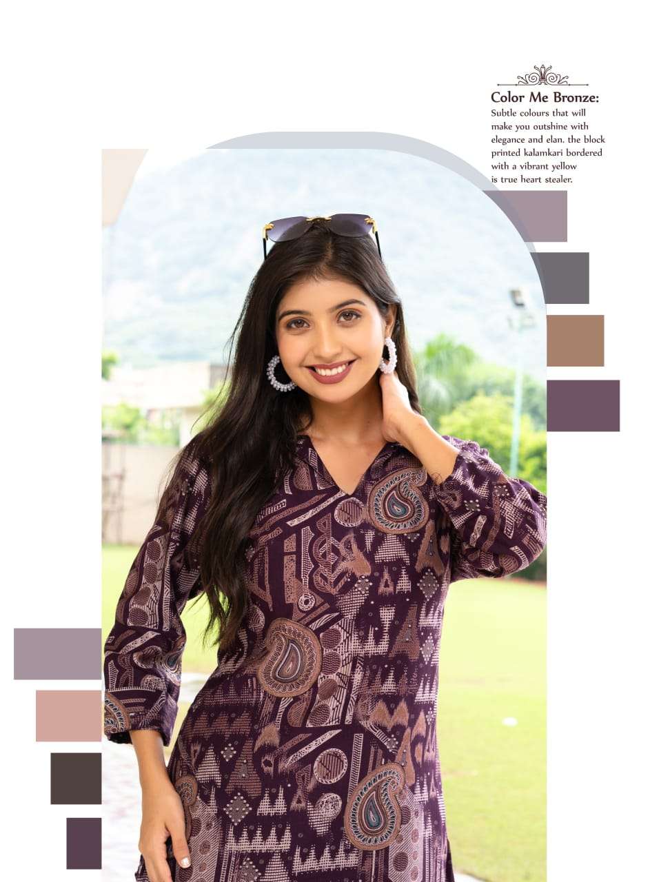 maitri vol-3 by mystic 9 3001-3008 series exclusvie designer vetican printed cord set wholesale price surat